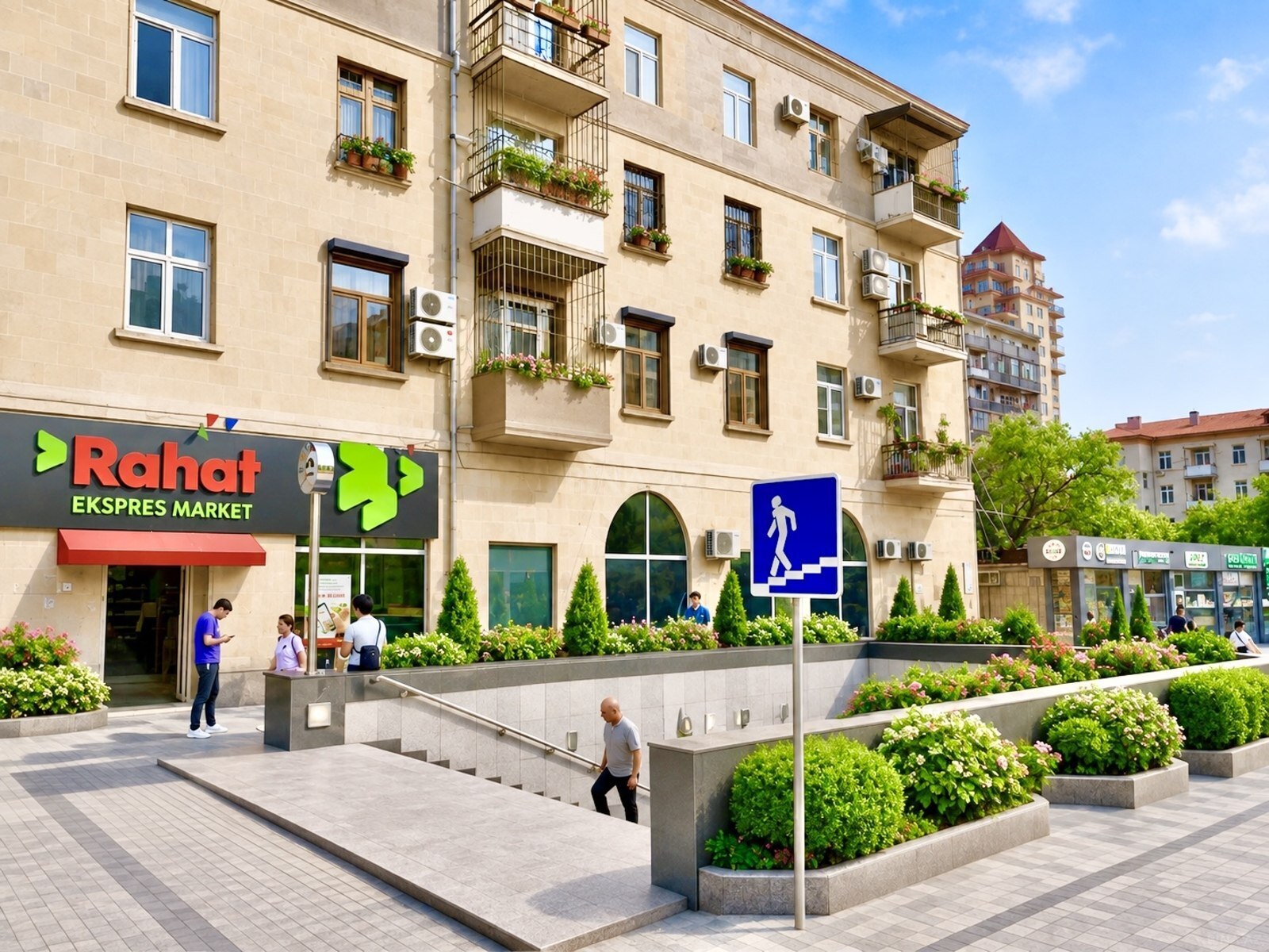 3 otaqlı Köhnə tikili, Qara Qarayev m., Bakı