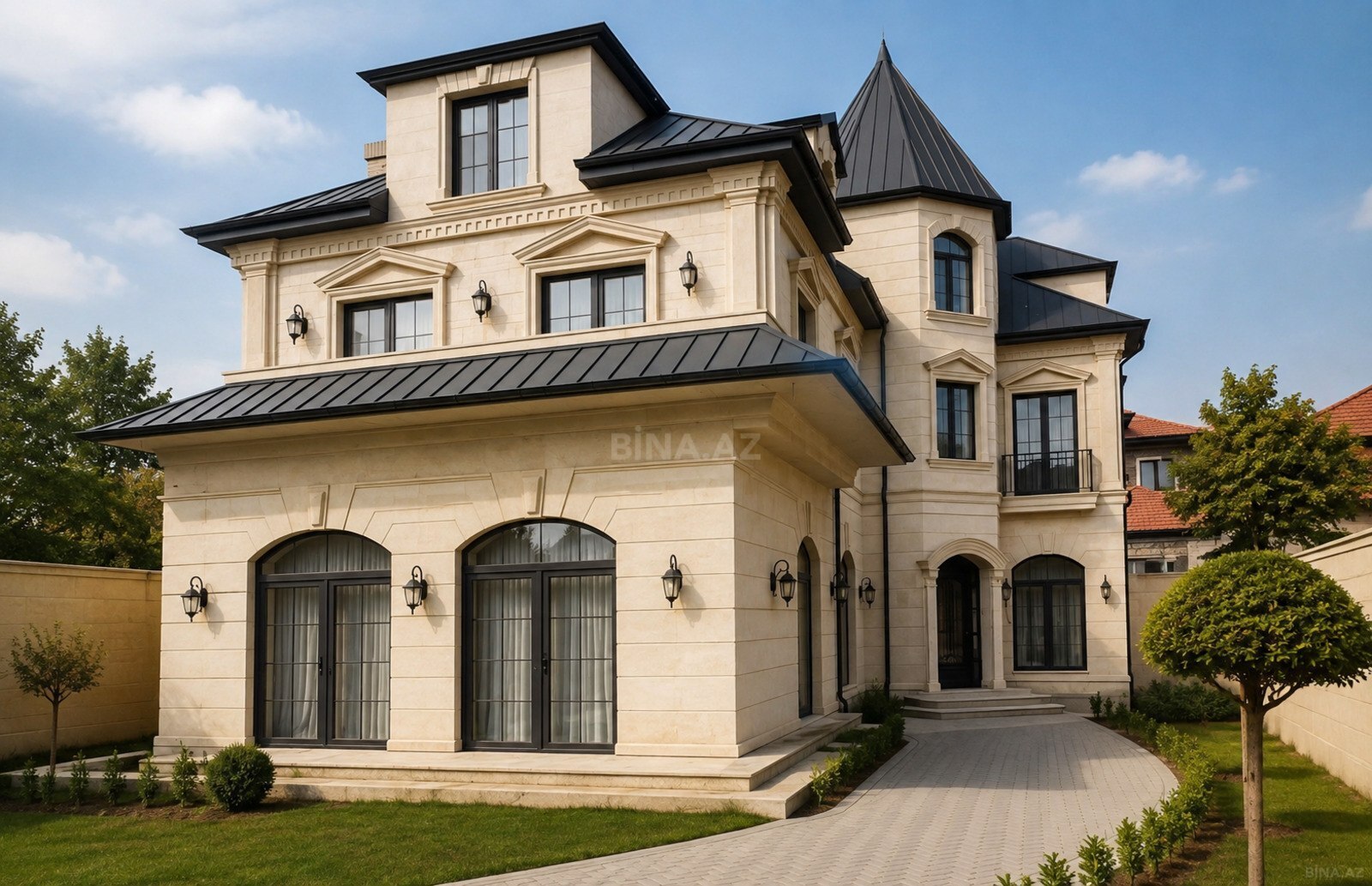 8 otaqlı Həyət evi/Bağ evi, Badamdar q., Bakı