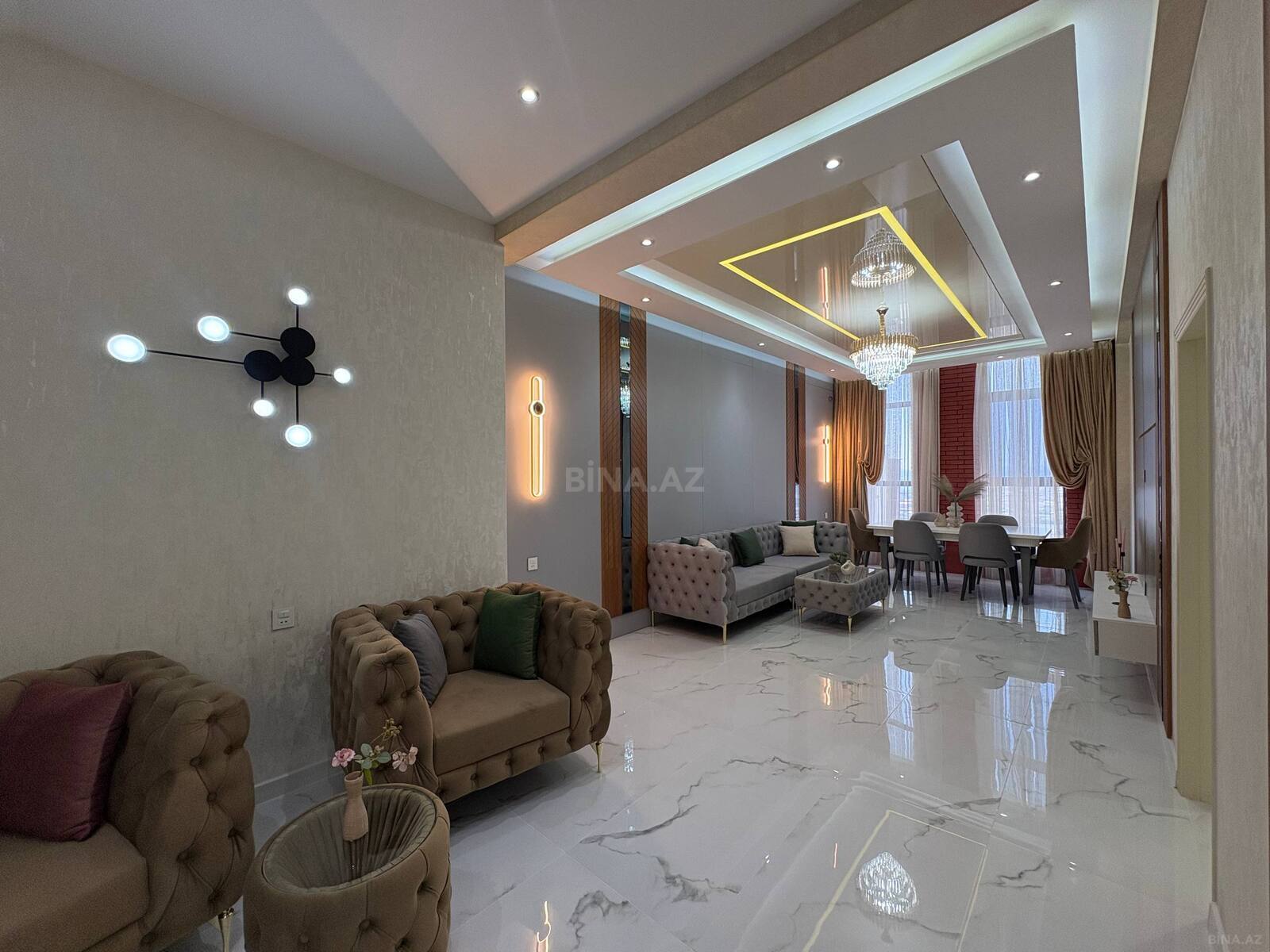 4 otaqlı Yeni tikili, Həzi Aslanov m., Bakı