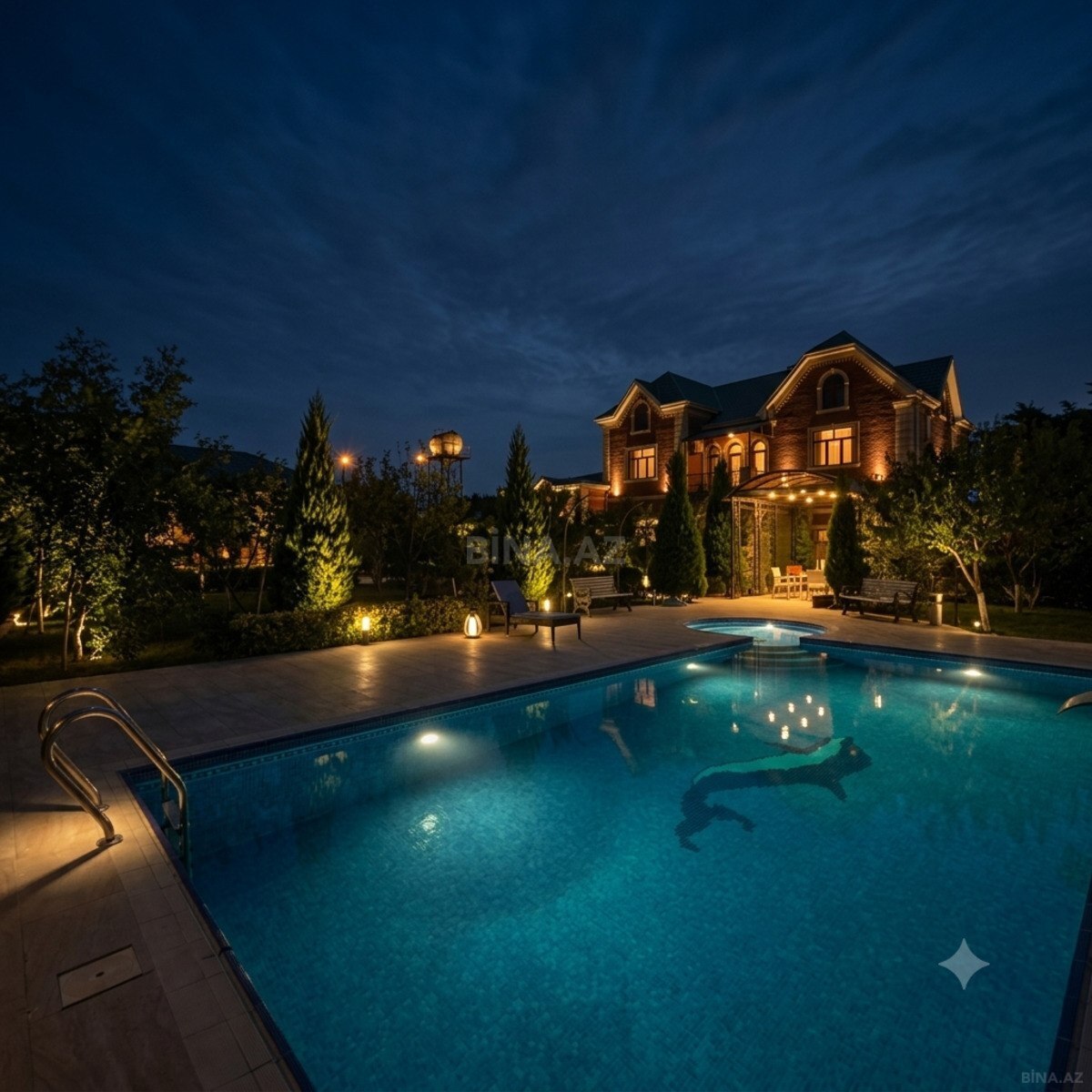 7 otaqlı Həyət evi/Bağ evi, Mərdəkan q., Bakı