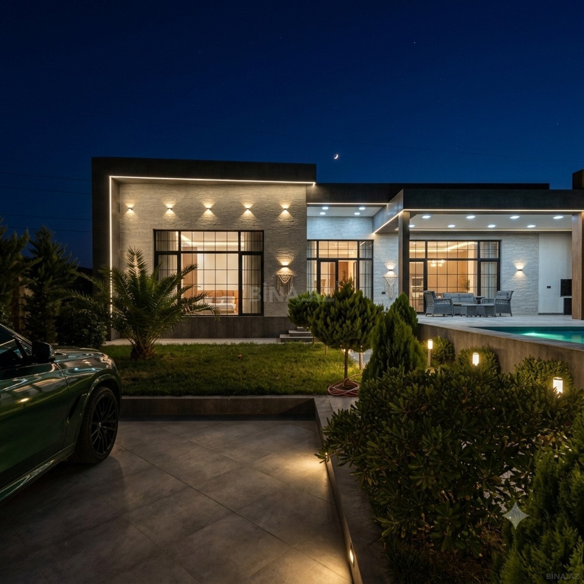5 otaqlı Həyət evi/Bağ evi, Mərdəkan q., Bakı