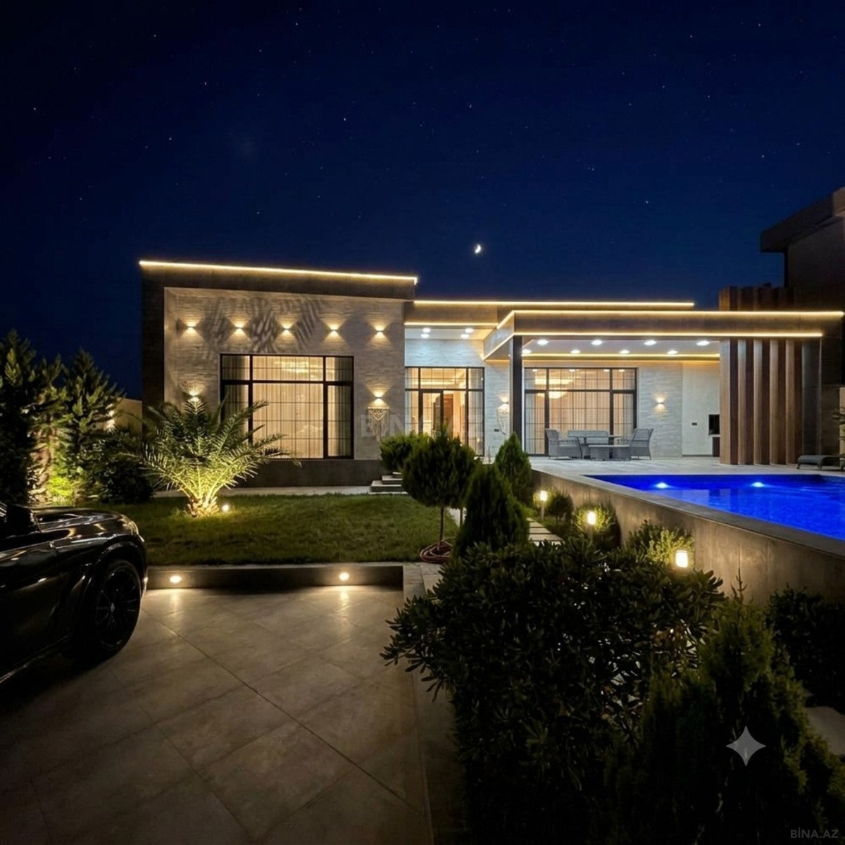 5 otaqlı Həyət evi/Bağ evi, Mərdəkan q., Bakı