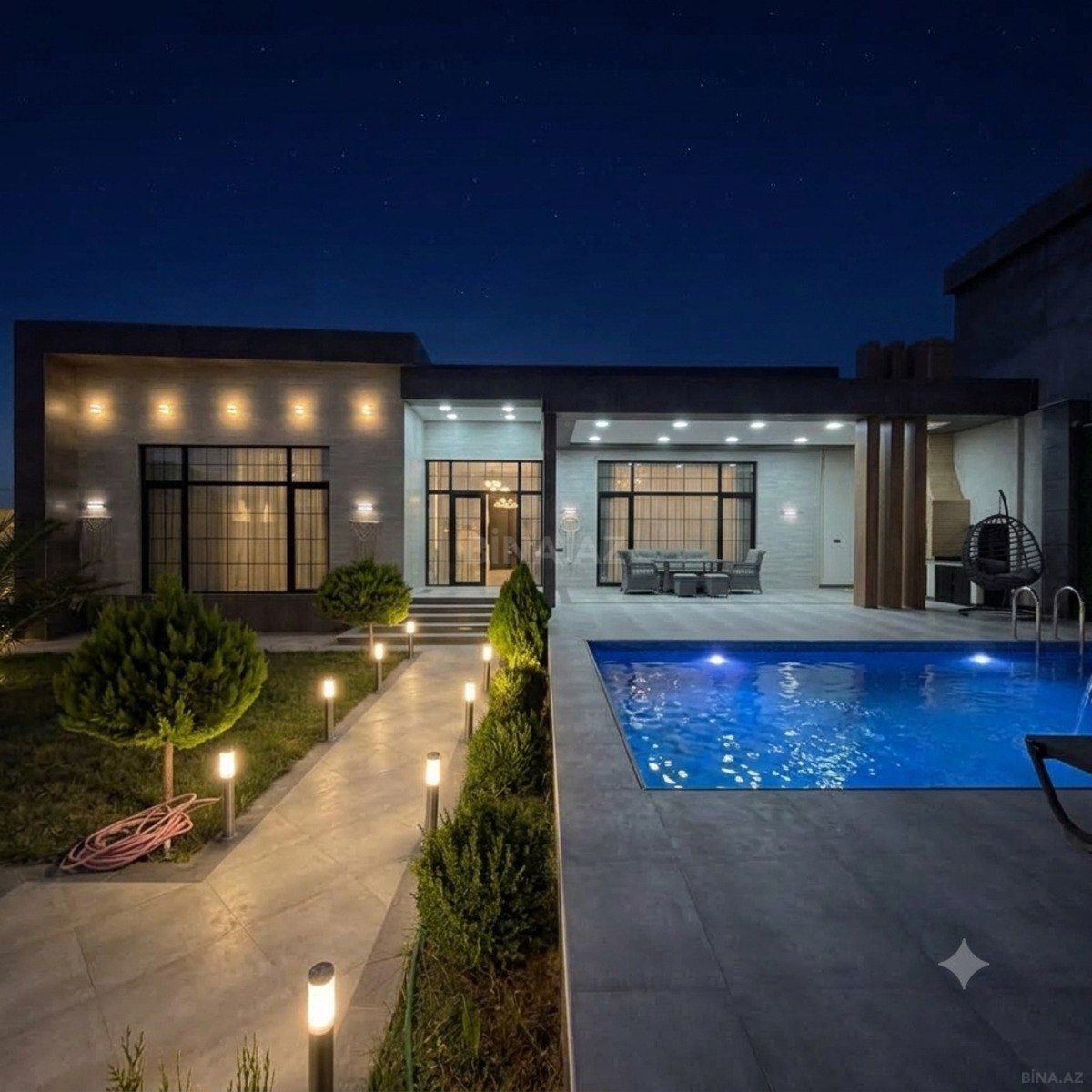 5 otaqlı Həyət evi/Bağ evi, Mərdəkan q., Bakı