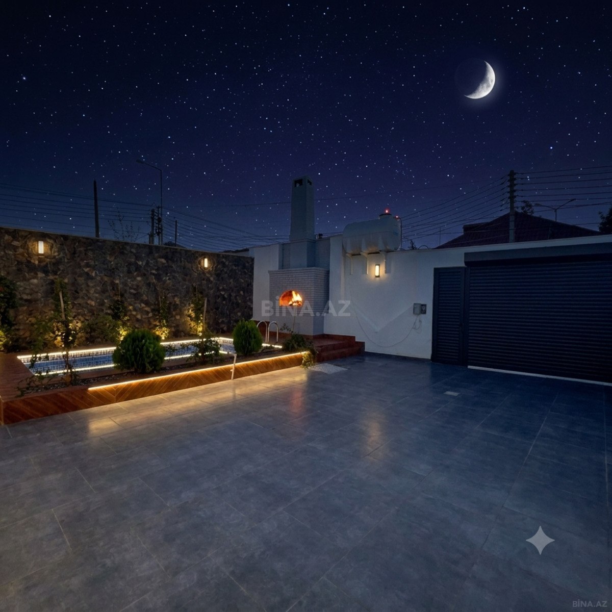 4 otaqlı Həyət evi/Bağ evi, Mərdəkan q., Bakı