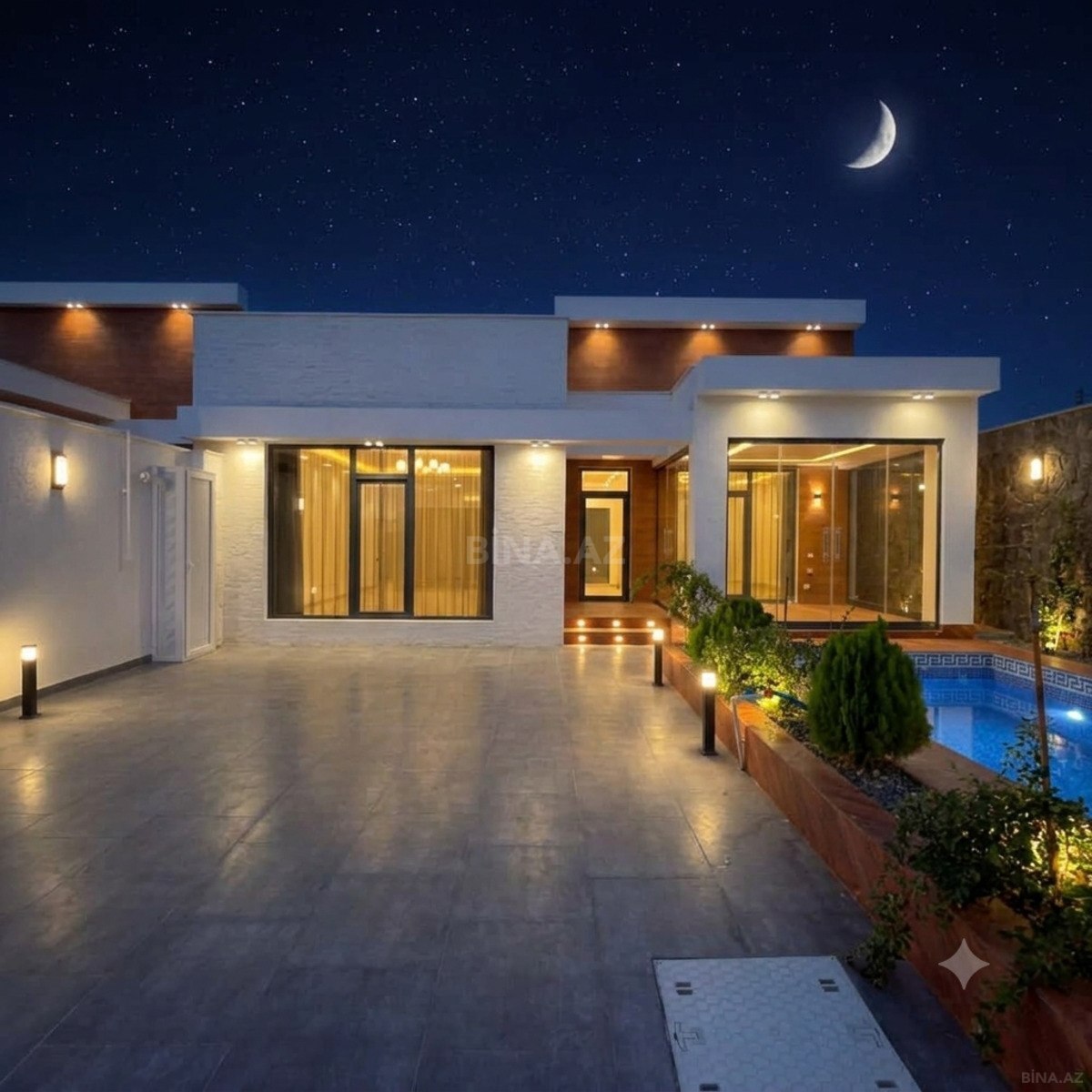 4 otaqlı Həyət evi/Bağ evi, Mərdəkan q., Bakı