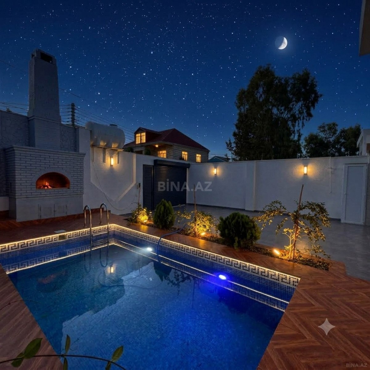 4 otaqlı Həyət evi/Bağ evi, Mərdəkan q., Bakı