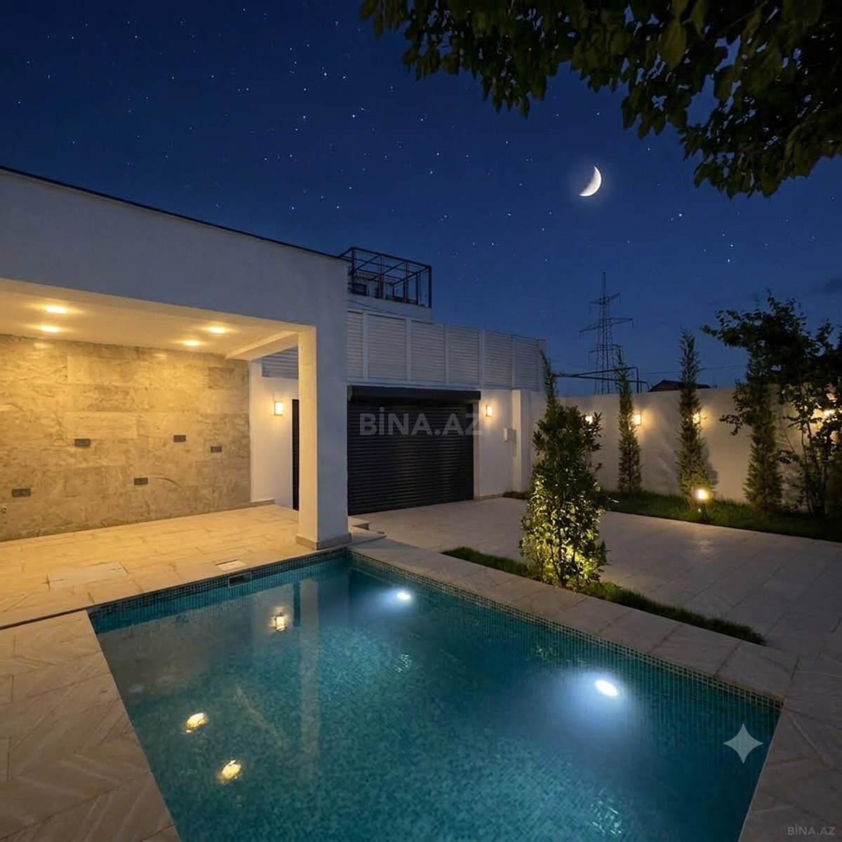 3 otaqlı Həyət evi/Bağ evi, Mərdəkan q., Bakı