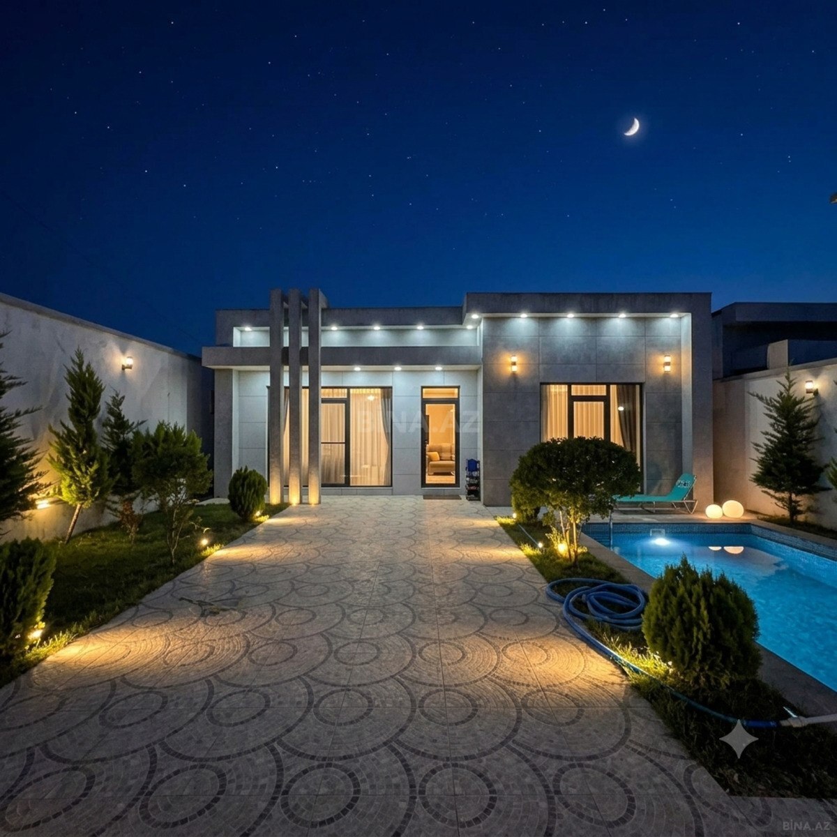 4 otaqlı Həyət evi/Bağ evi, Mərdəkan q., Bakı