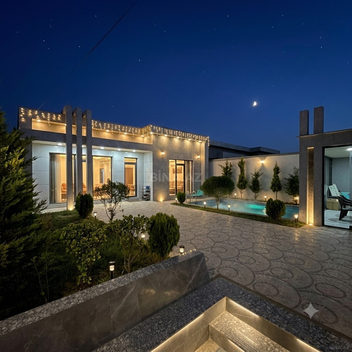 4 otaqlı Həyət evi/Bağ evi, Mərdəkan q., Bakı
