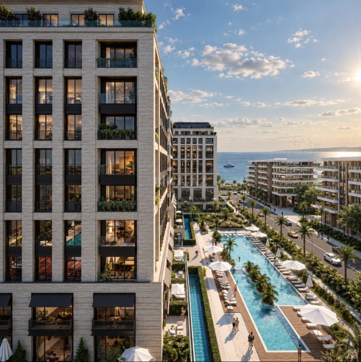 3 otaqlı Yeni tikili, Sea Breeze q., Bakı
