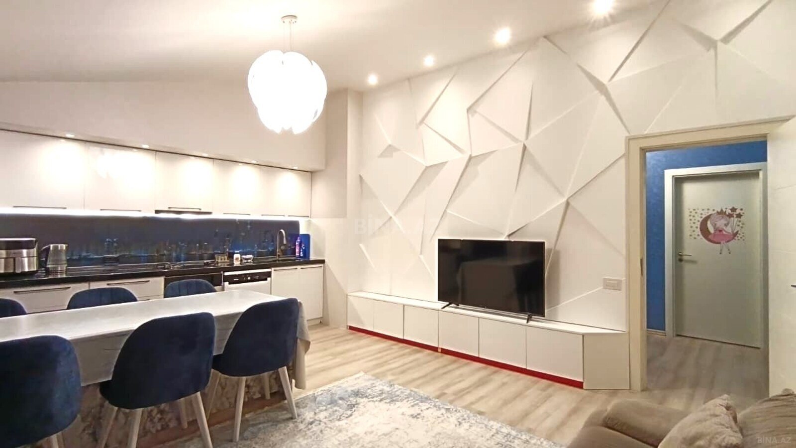 3 otaqlı Yeni tikili, Bayıl q., Bakı