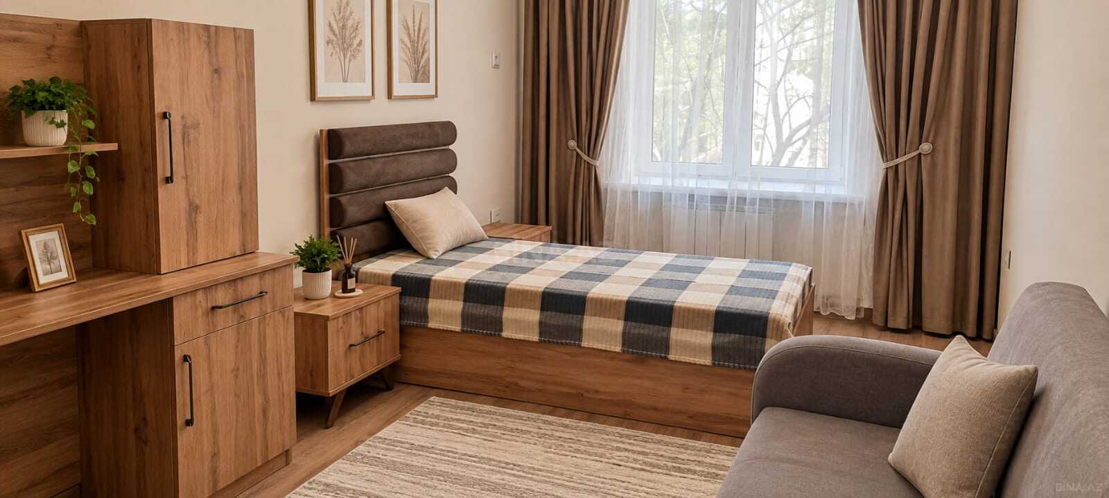 4 otaqlı Köhnə tikili, Nizami m., Bakı