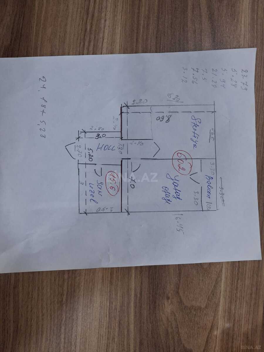 2 otaqlı Yeni tikili, Nəriman Nərimanov m., Bakı