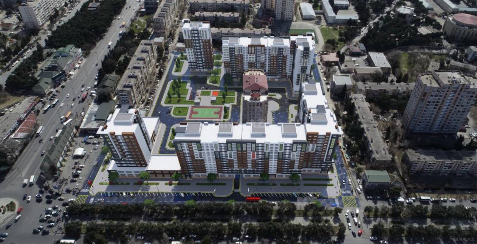 3 otaqlı Yeni tikili, Neftçilər m., Bakı