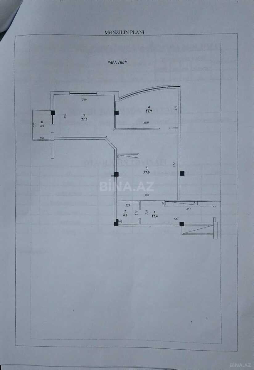 3 otaqlı Yeni tikili, Nəriman Nərimanov m., Bakı