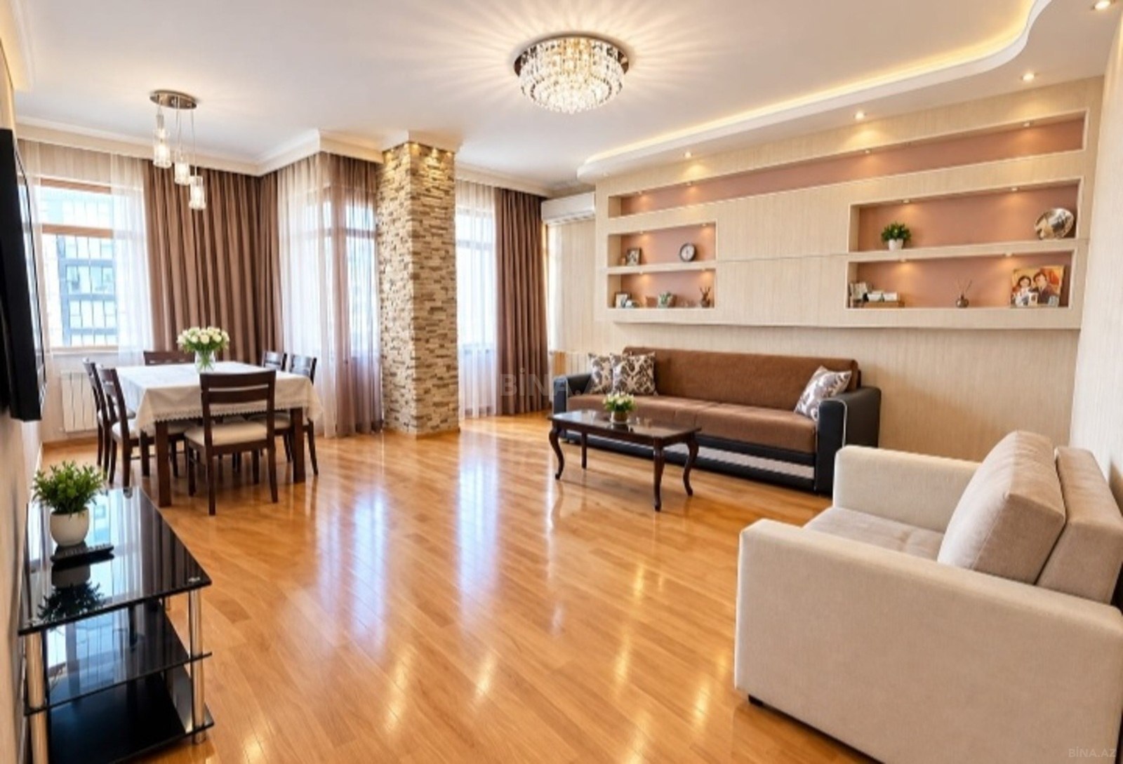 3 otaqlı Yeni tikili, Nəsimi m., Bakı