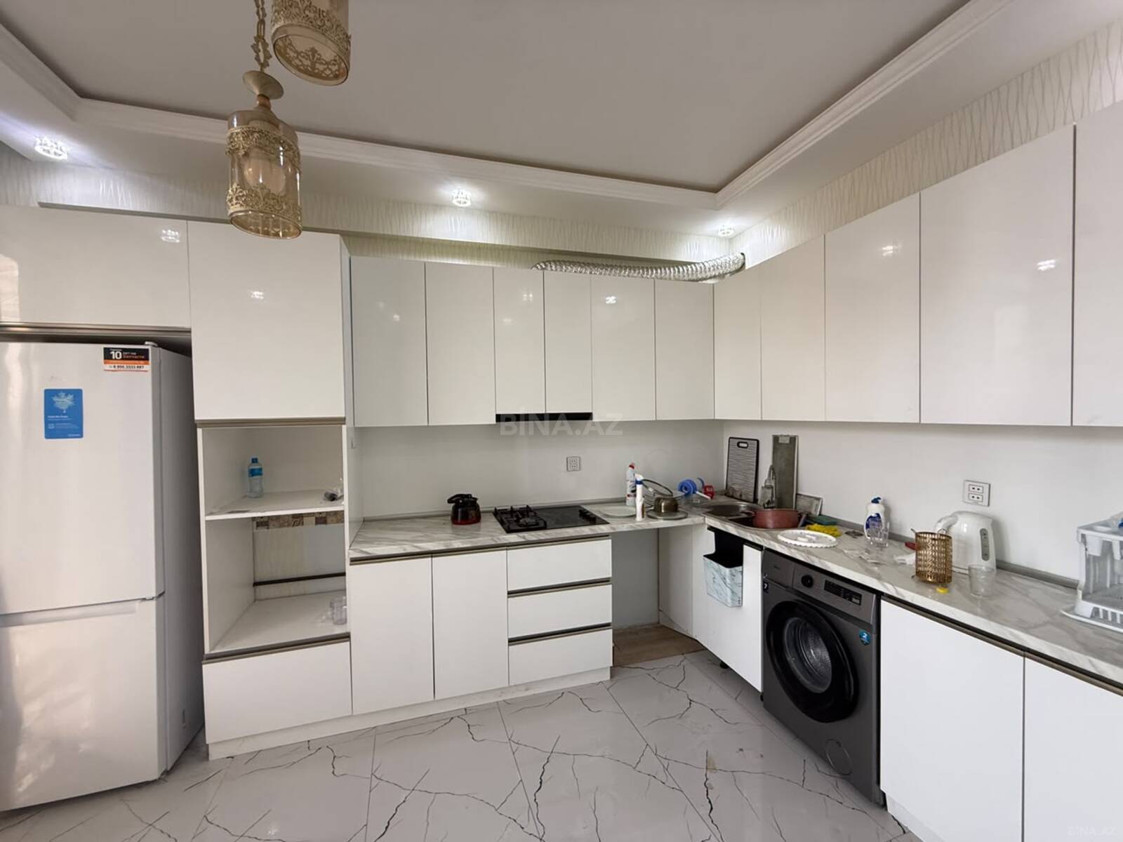 3 otaqlı Yeni tikili, Şah İsmayıl Xətai m., Bakı