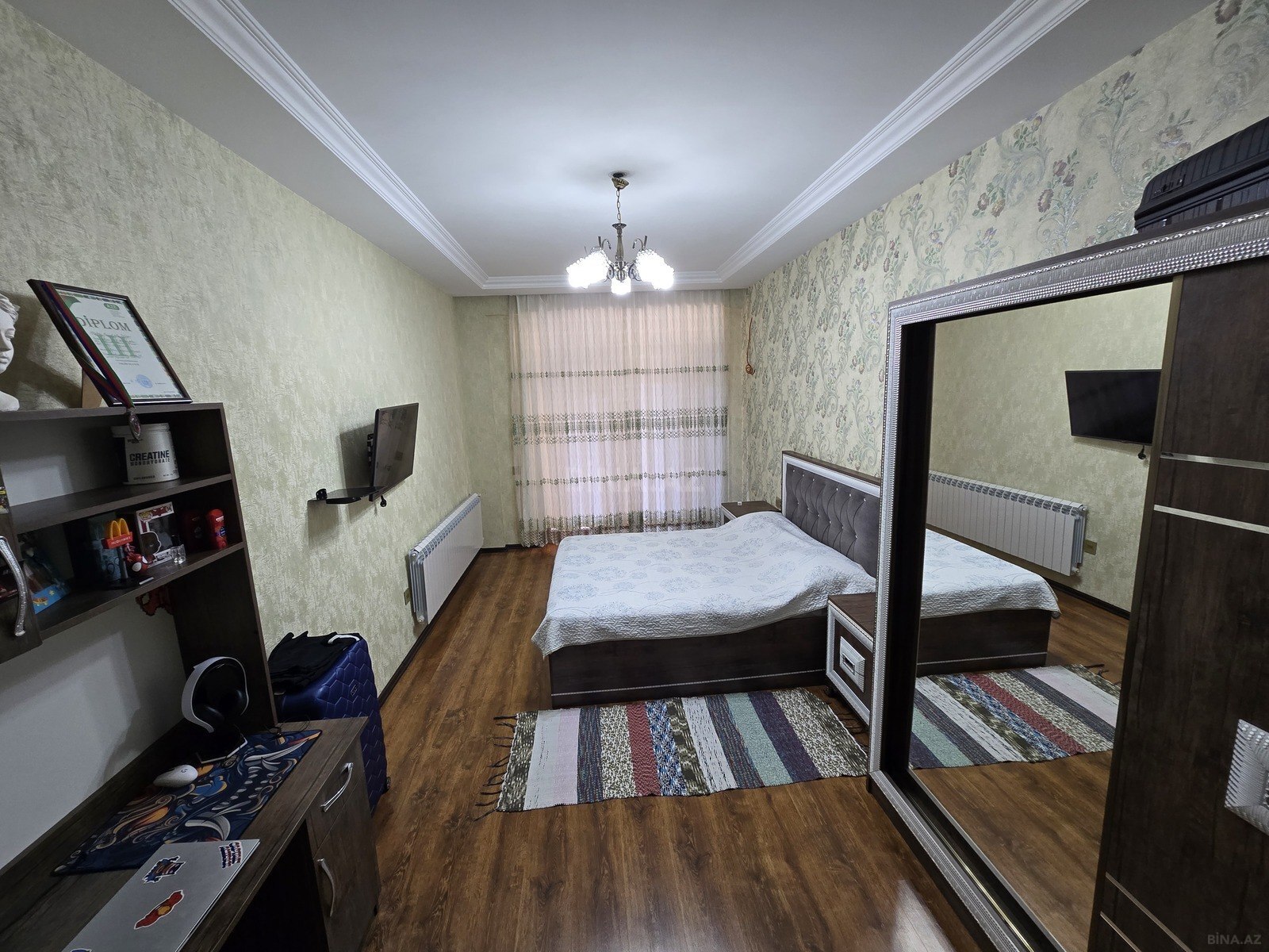 4 otaqlı Yeni tikili, Şah İsmayıl Xətai m., Bakı