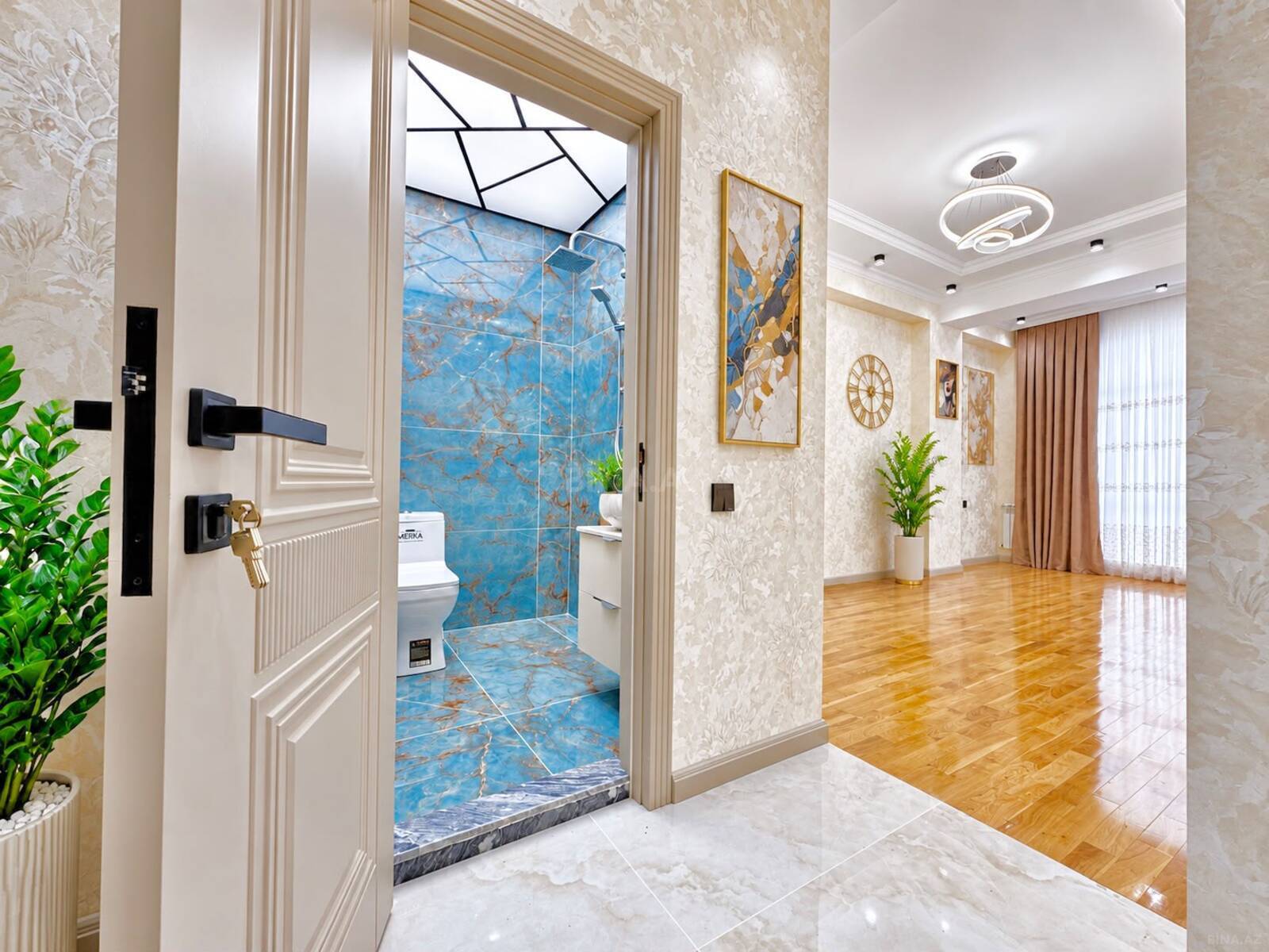 3 otaqlı Yeni tikili, Qara Qarayev m., Bakı