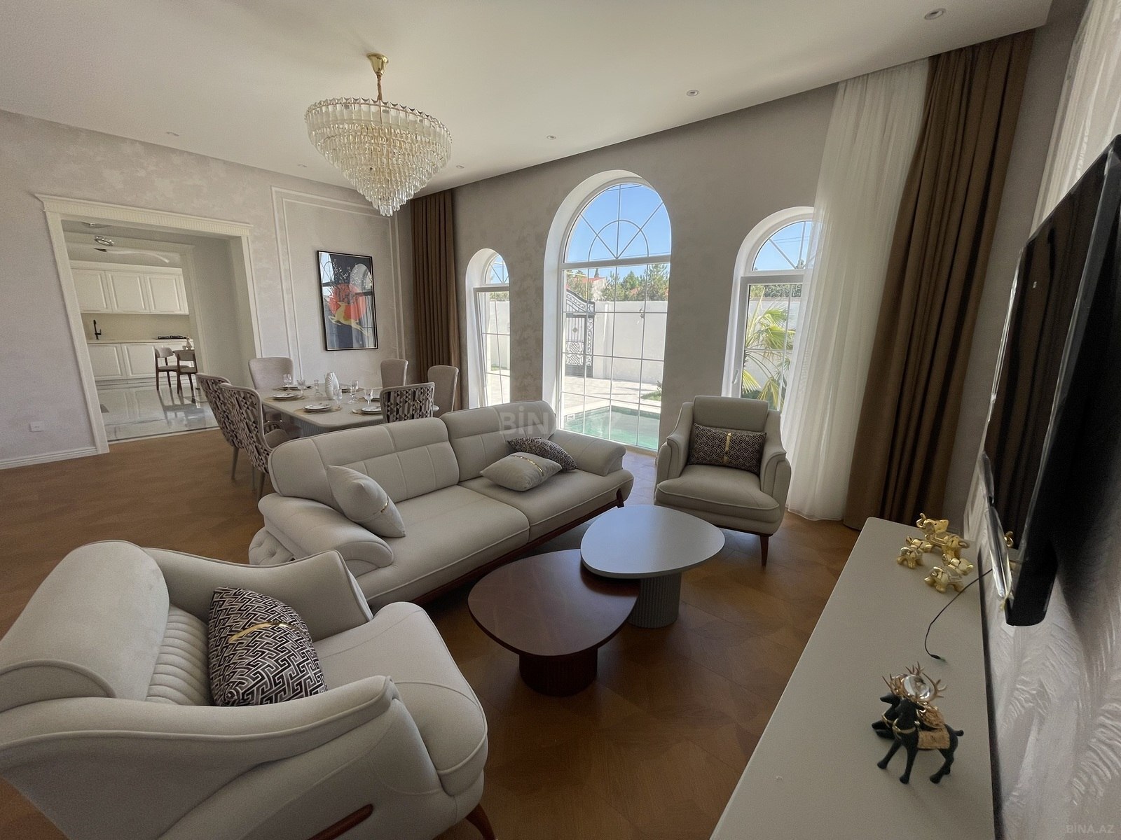 4 otaqlı Həyət evi/Bağ evi, Mərdəkan q., Bakı