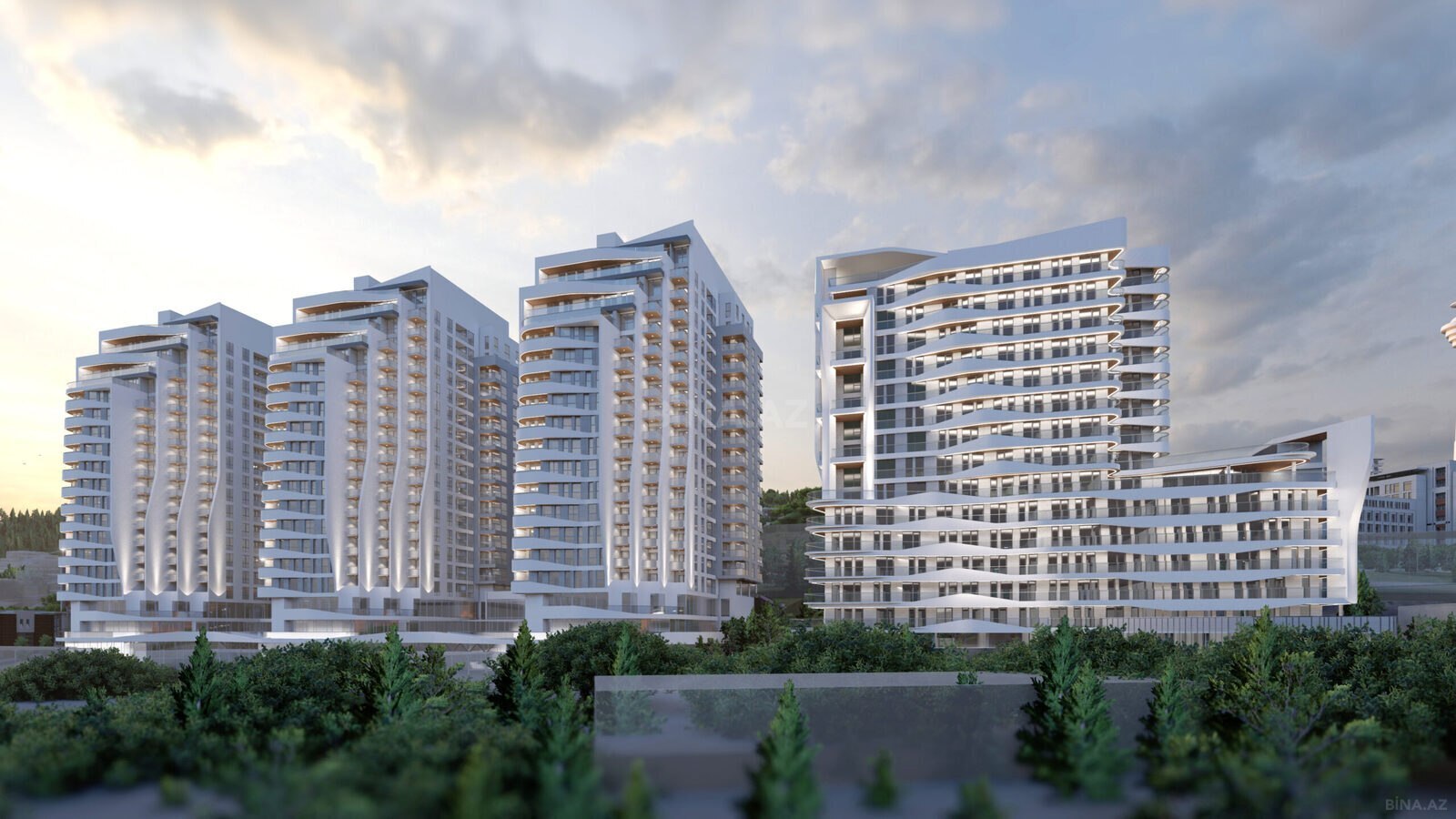2 otaqlı Yeni tikili, Bayıl q., Bakı