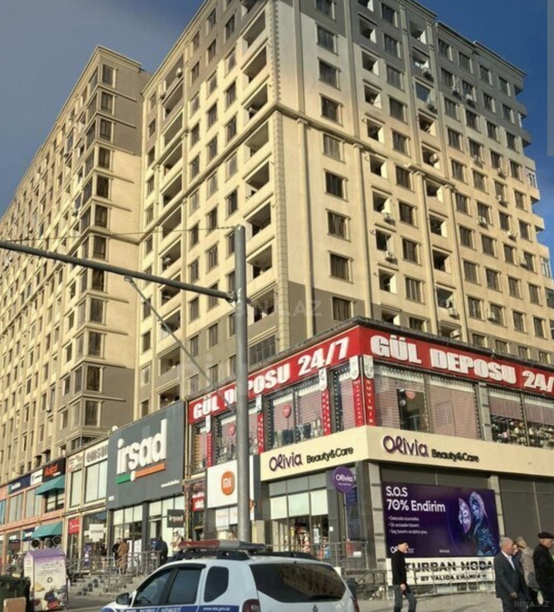 3 otaqlı Yeni tikili, İnşaatçılar m., Bakı