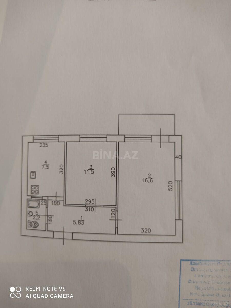 2 otaqlı Köhnə tikili, Elmlər Akademiyası m., Bakı