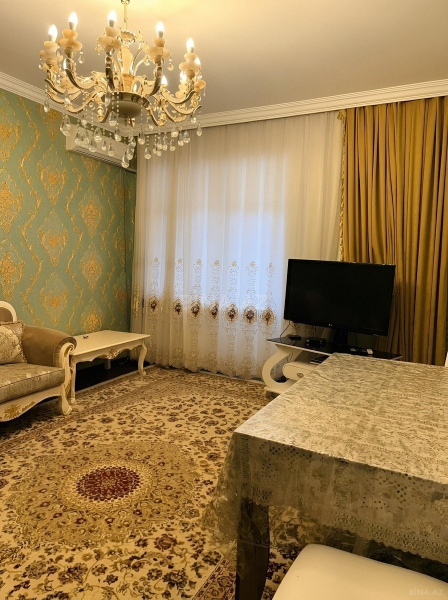 2 otaqlı Yeni tikili, Nəsimi m., Bakı