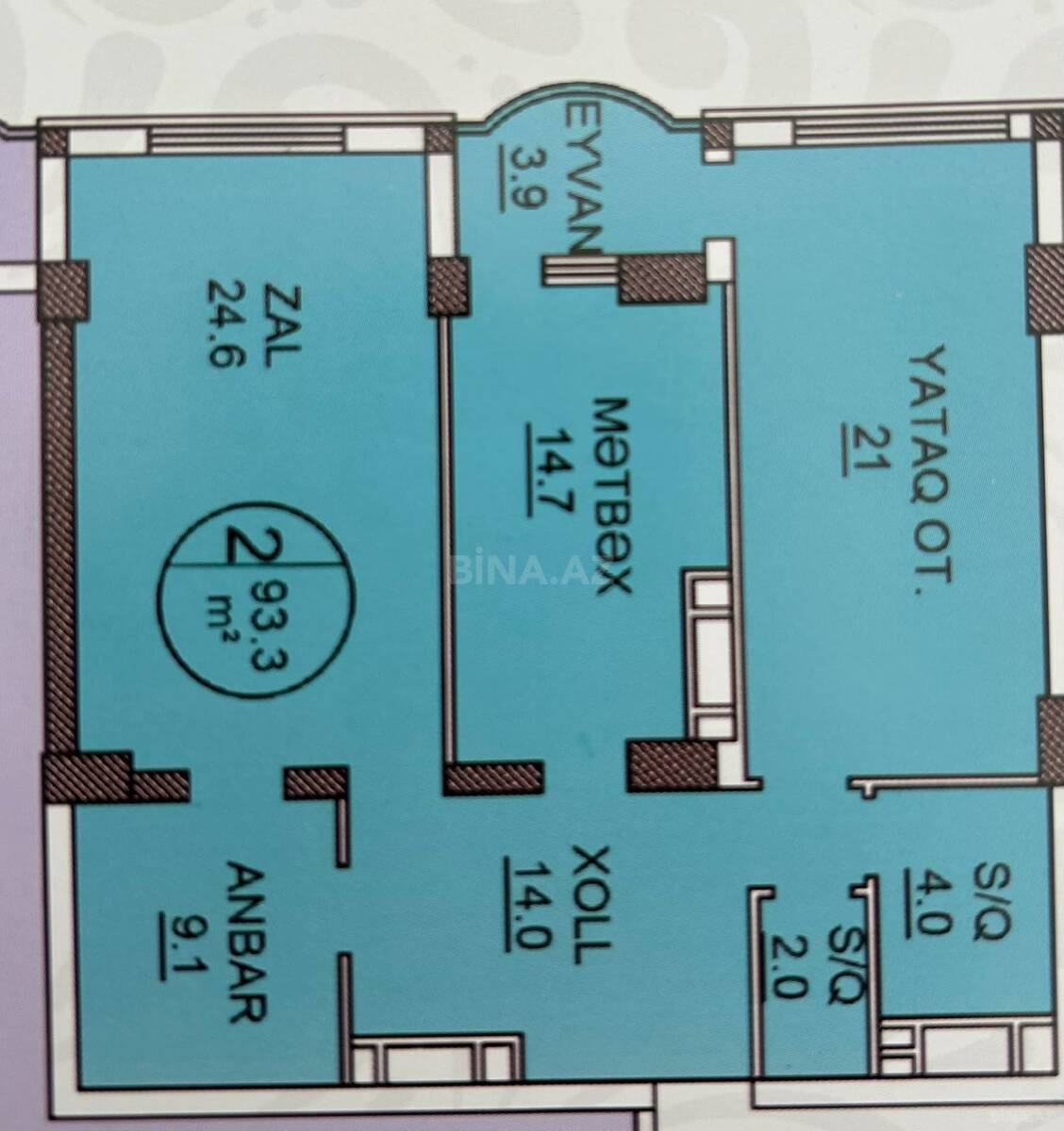 2 otaqlı Yeni tikili, 28 May m., Bakı