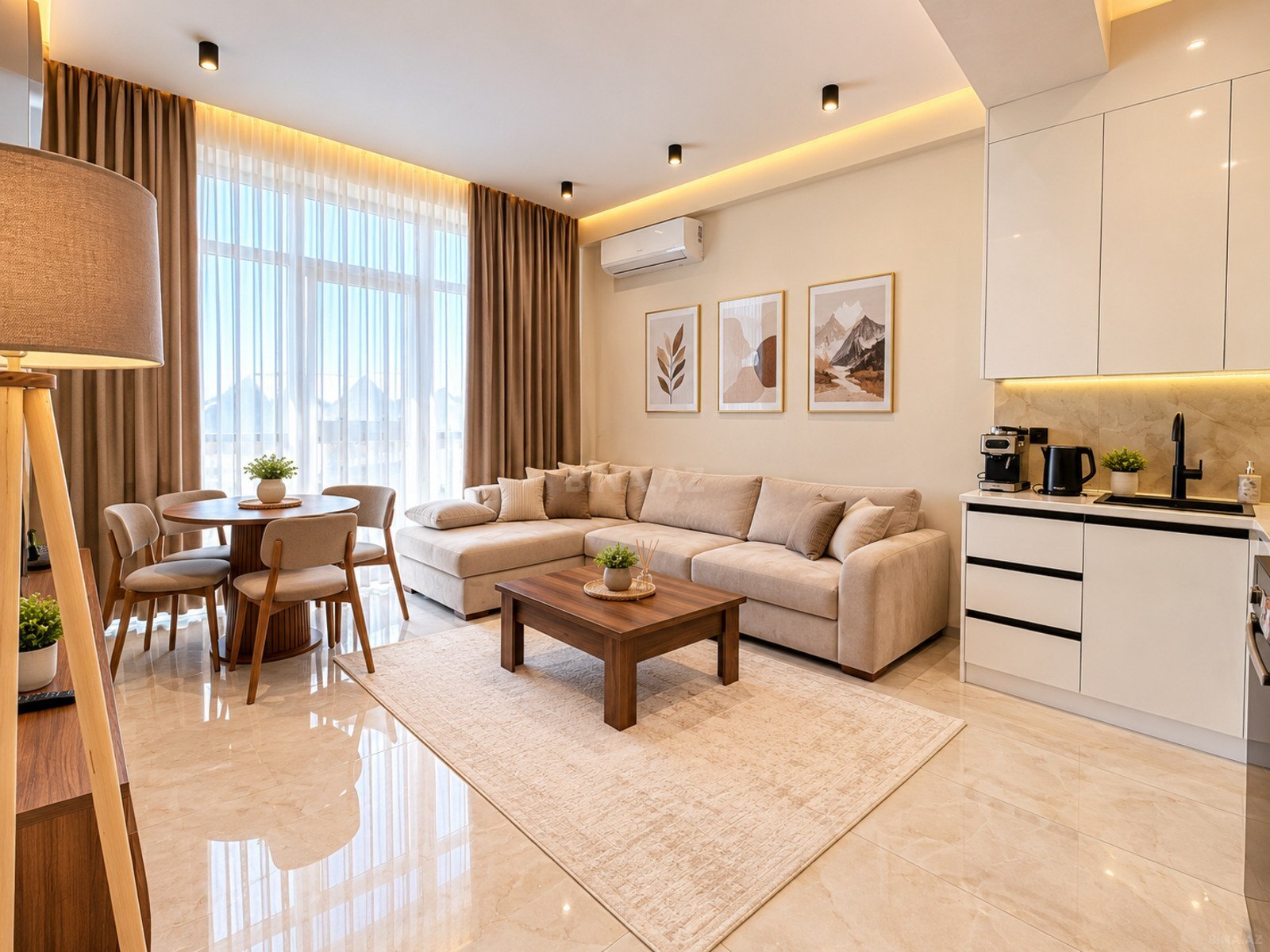 2-room apartment for daily rent, Sea Breeze, Baku