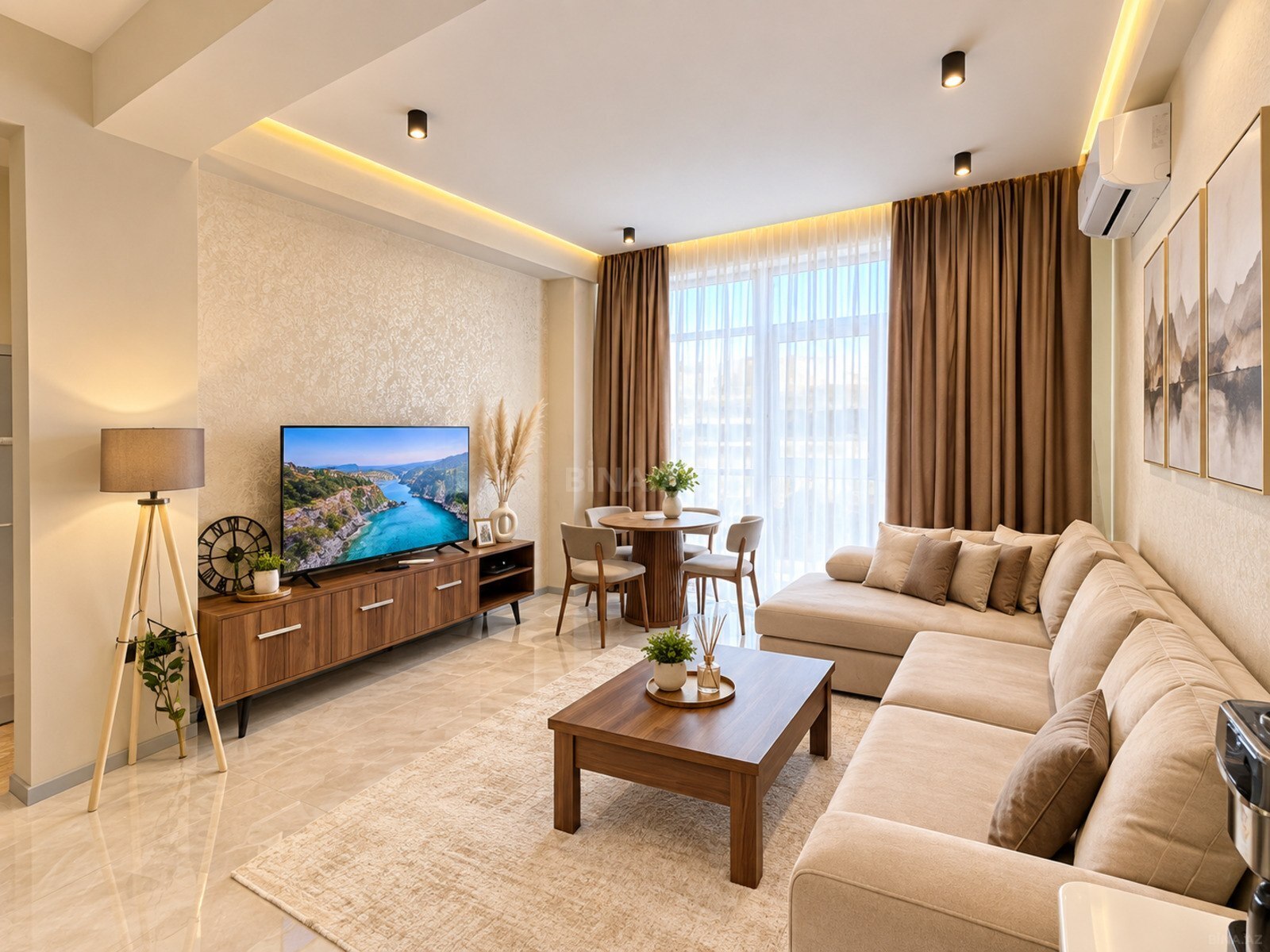 2-room apartment for daily rent, Sea Breeze, Baku