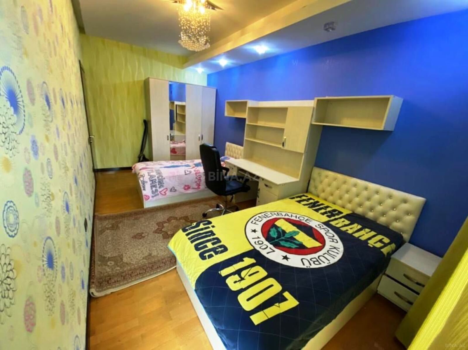 4 otaqlı Yeni tikili, Şah İsmayıl Xətai m., Bakı