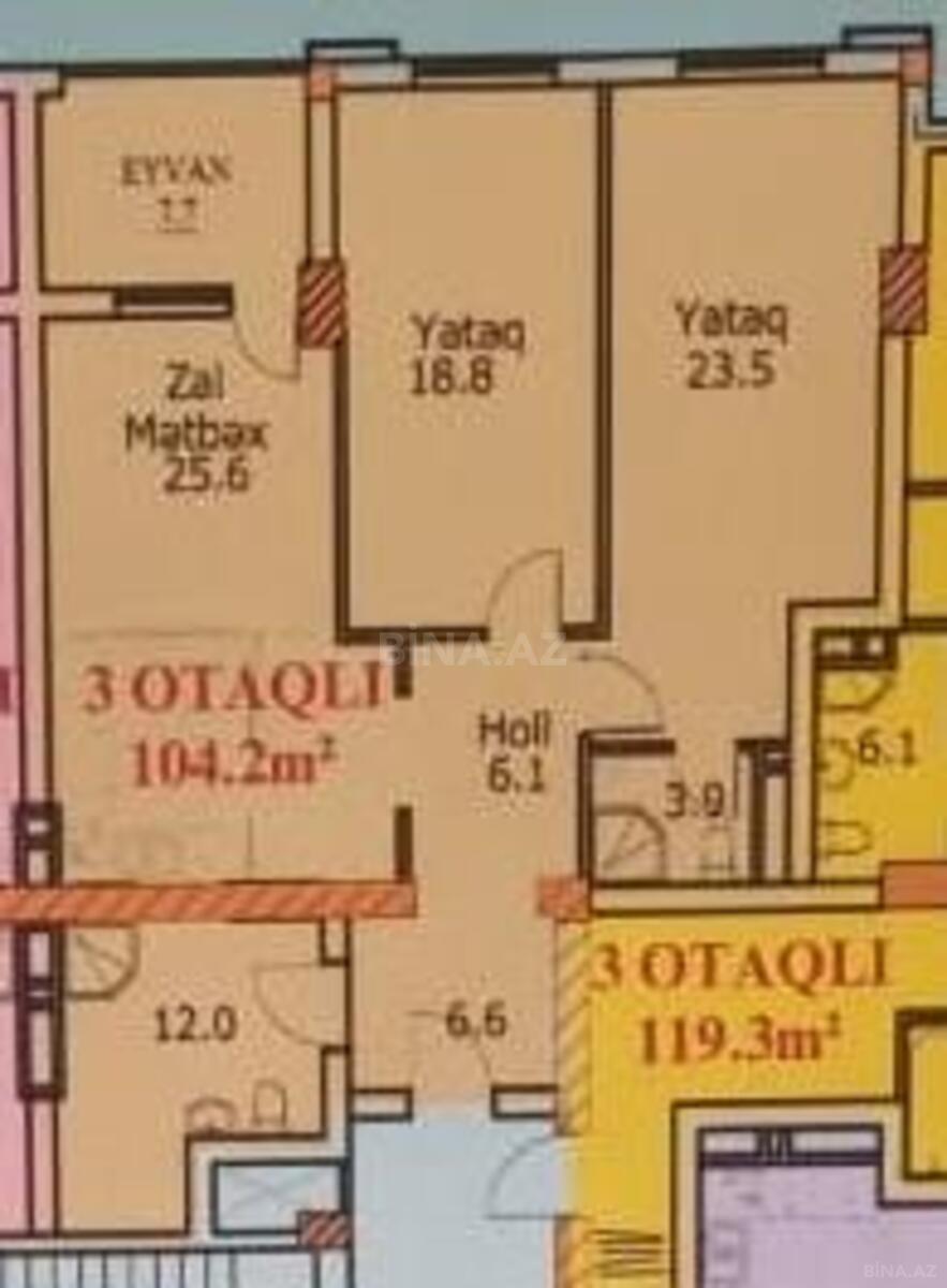 3 otaqlı Yeni tikili, Əhmədli m., Bakı