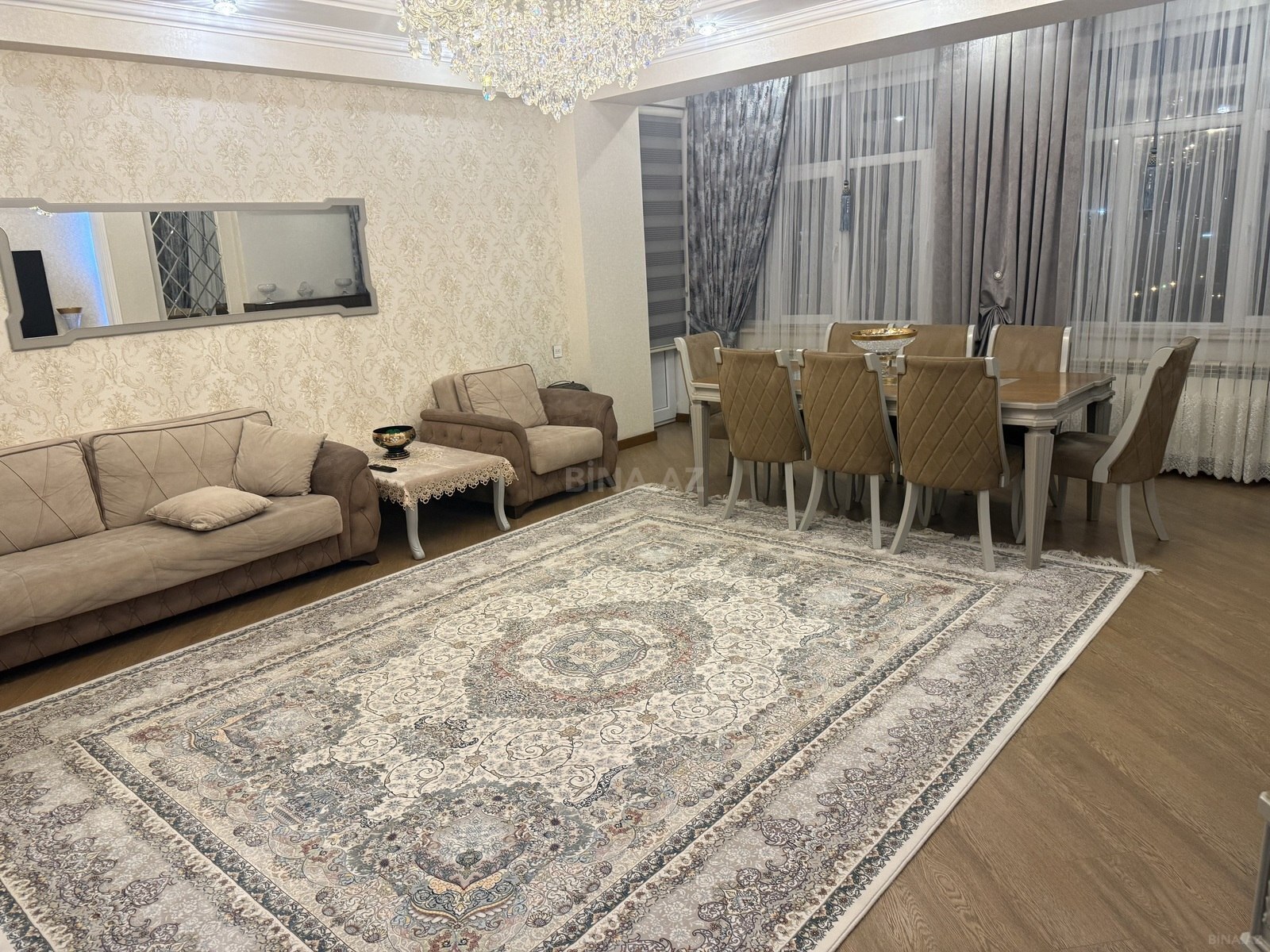 3 otaqlı Yeni tikili, Qara Qarayev m., Bakı