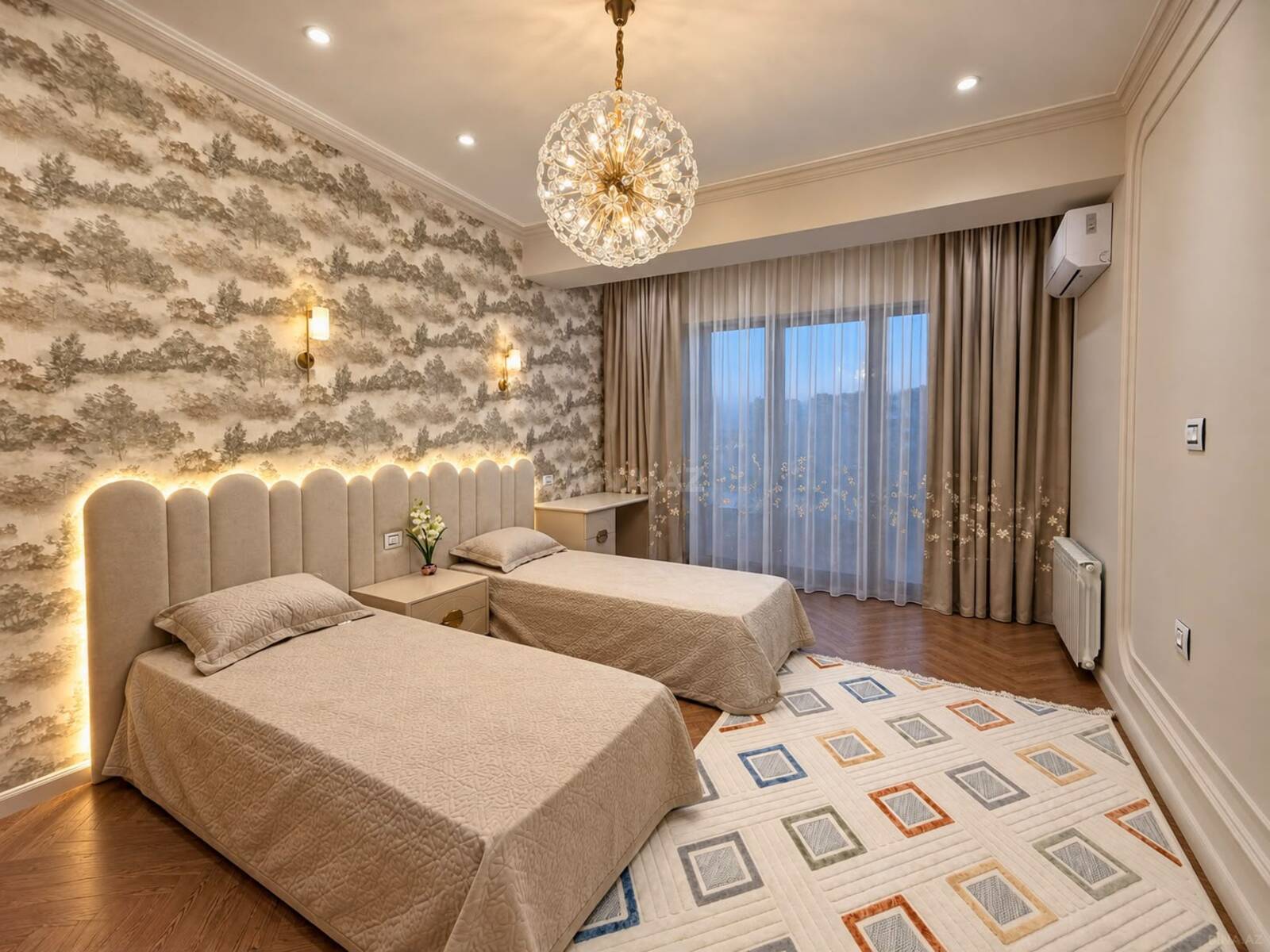 3 otaqlı Yeni tikili, Şah İsmayıl Xətai m., Bakı