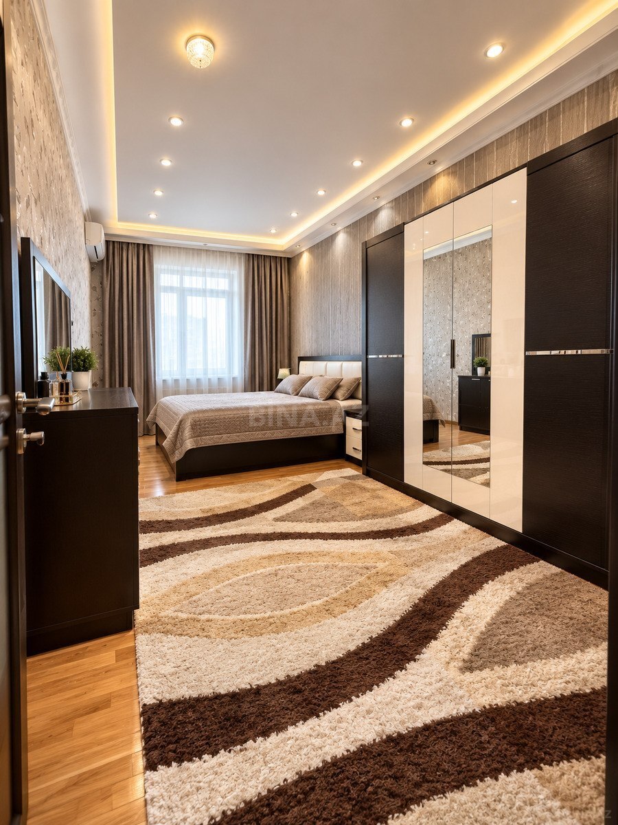 3 otaqlı Yeni tikili, Şah İsmayıl Xətai m., Bakı