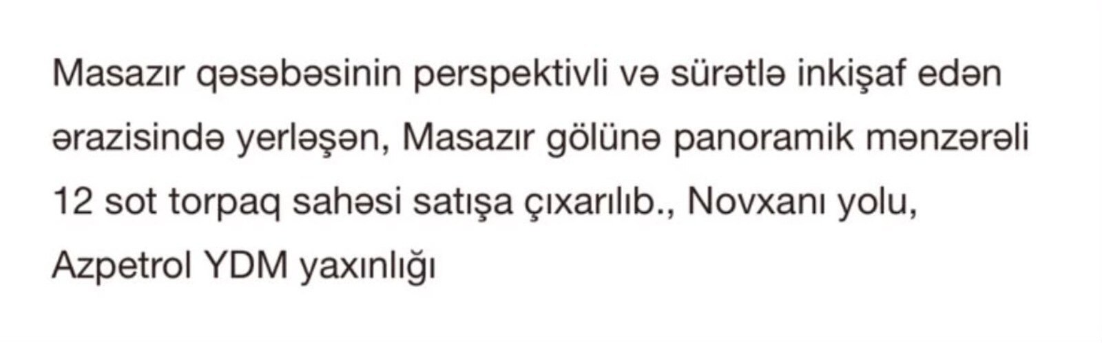 Torpaq Novxanı q., Bakı