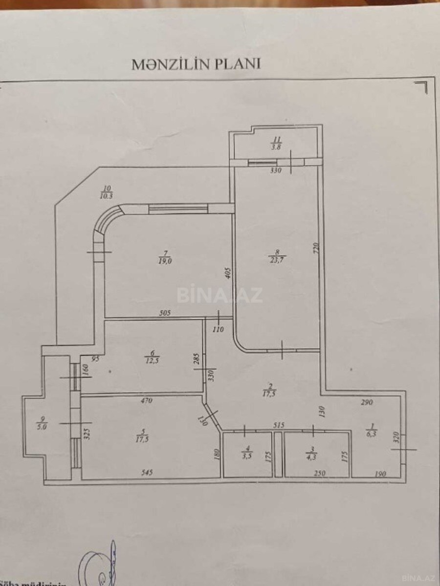 3 otaqlı Yeni tikili, Nizami m., Bakı