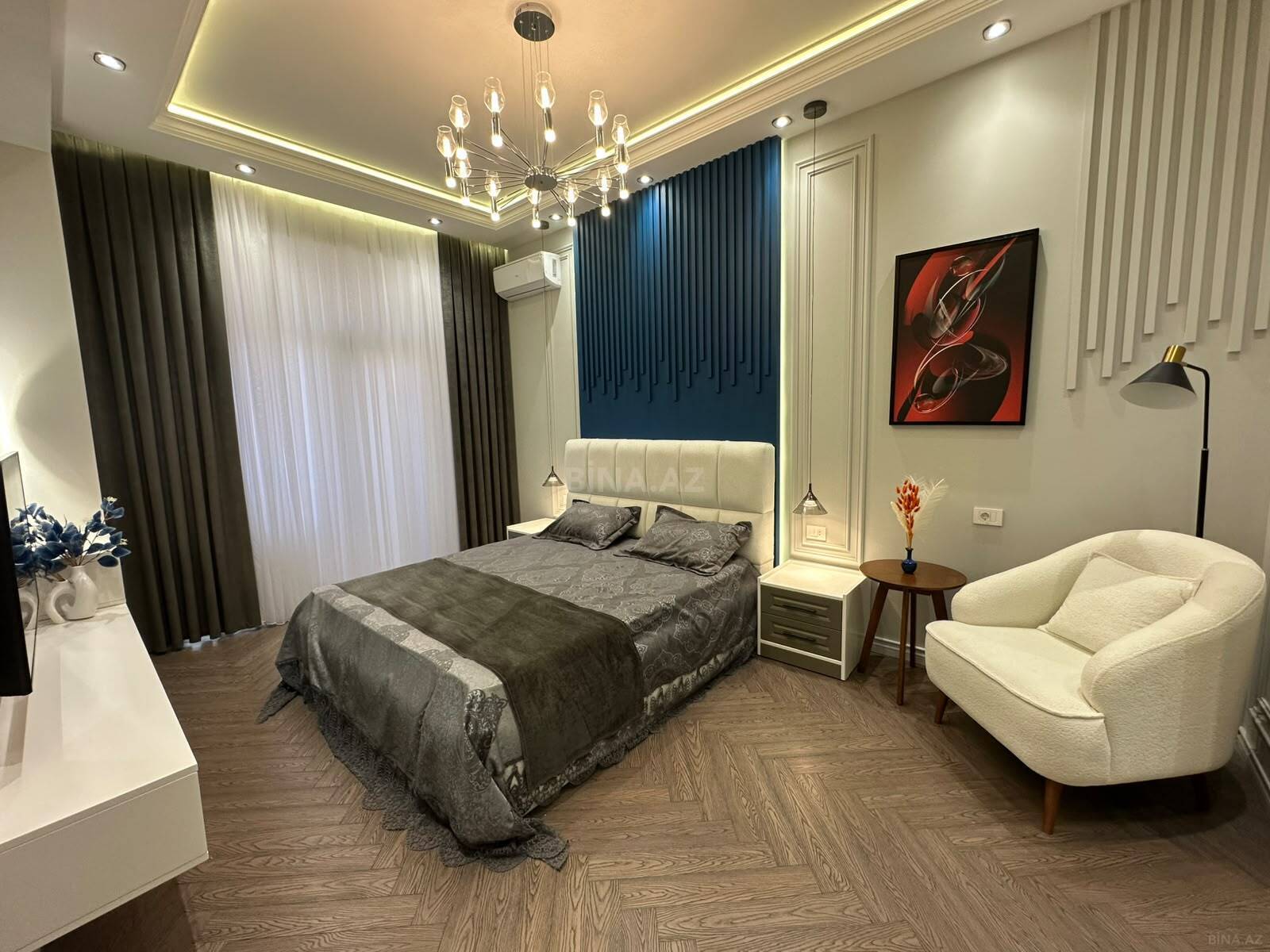 2 otaqlı Yeni tikili, Şah İsmayıl Xətai m., Bakı
