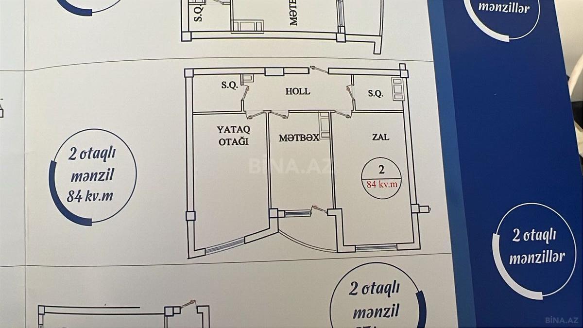 2 otaqlı Yeni tikili, Saray q., Bakı