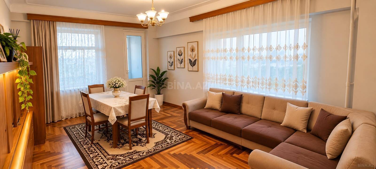 3 otaqlı Köhnə tikili, Gənclik m., Bakı