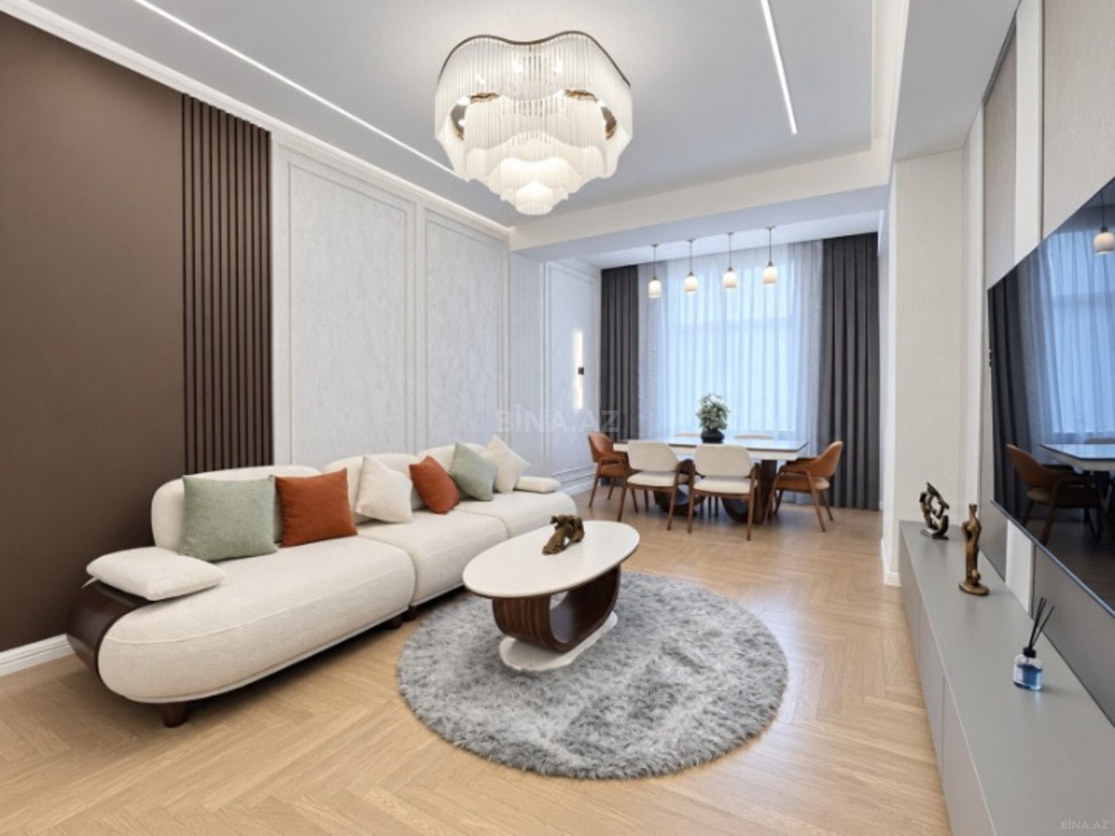 4 otaqlı Yeni tikili, Nərimanov r., Bakı