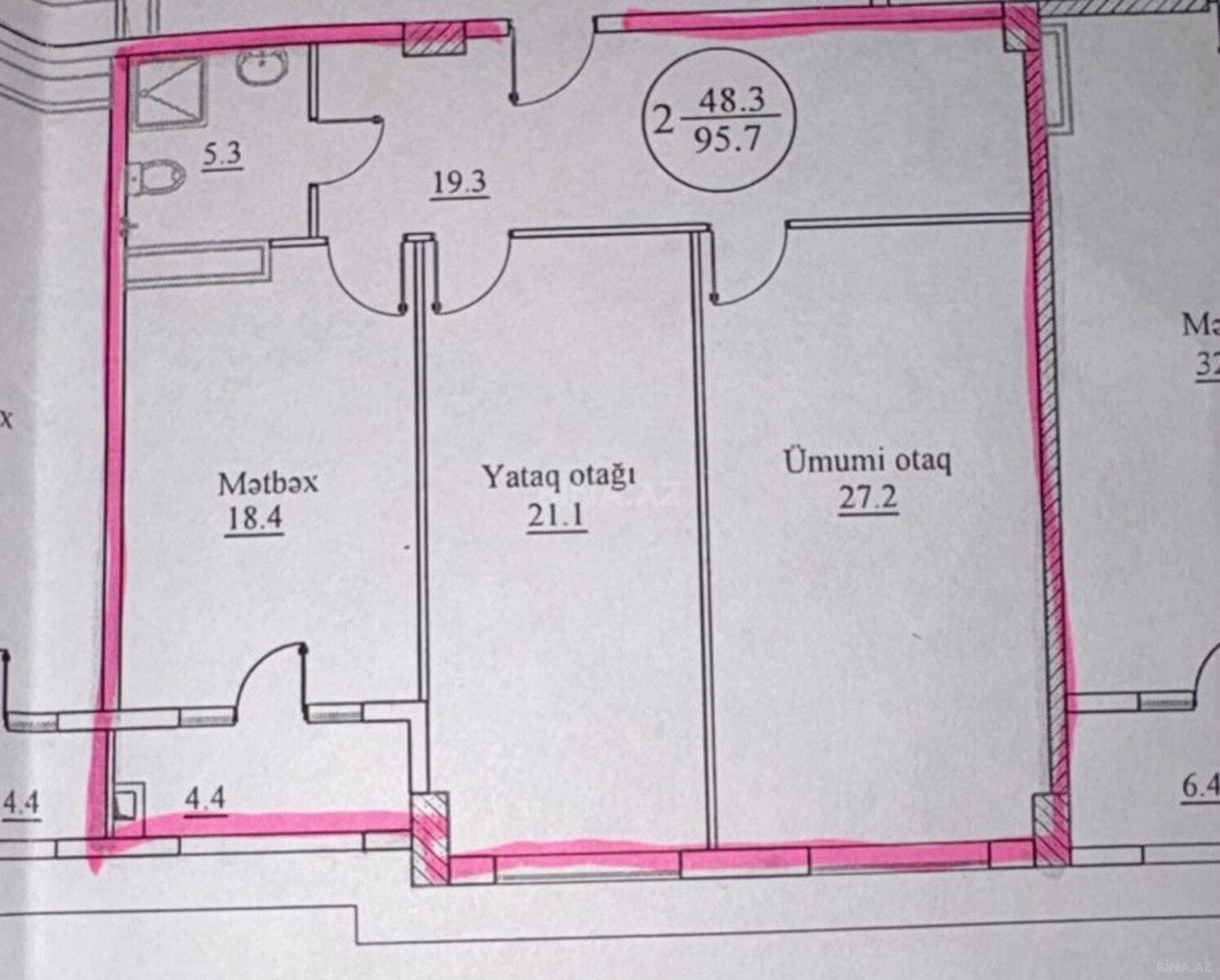3 otaqlı Yeni tikili, İçəri Şəhər m., Bakı