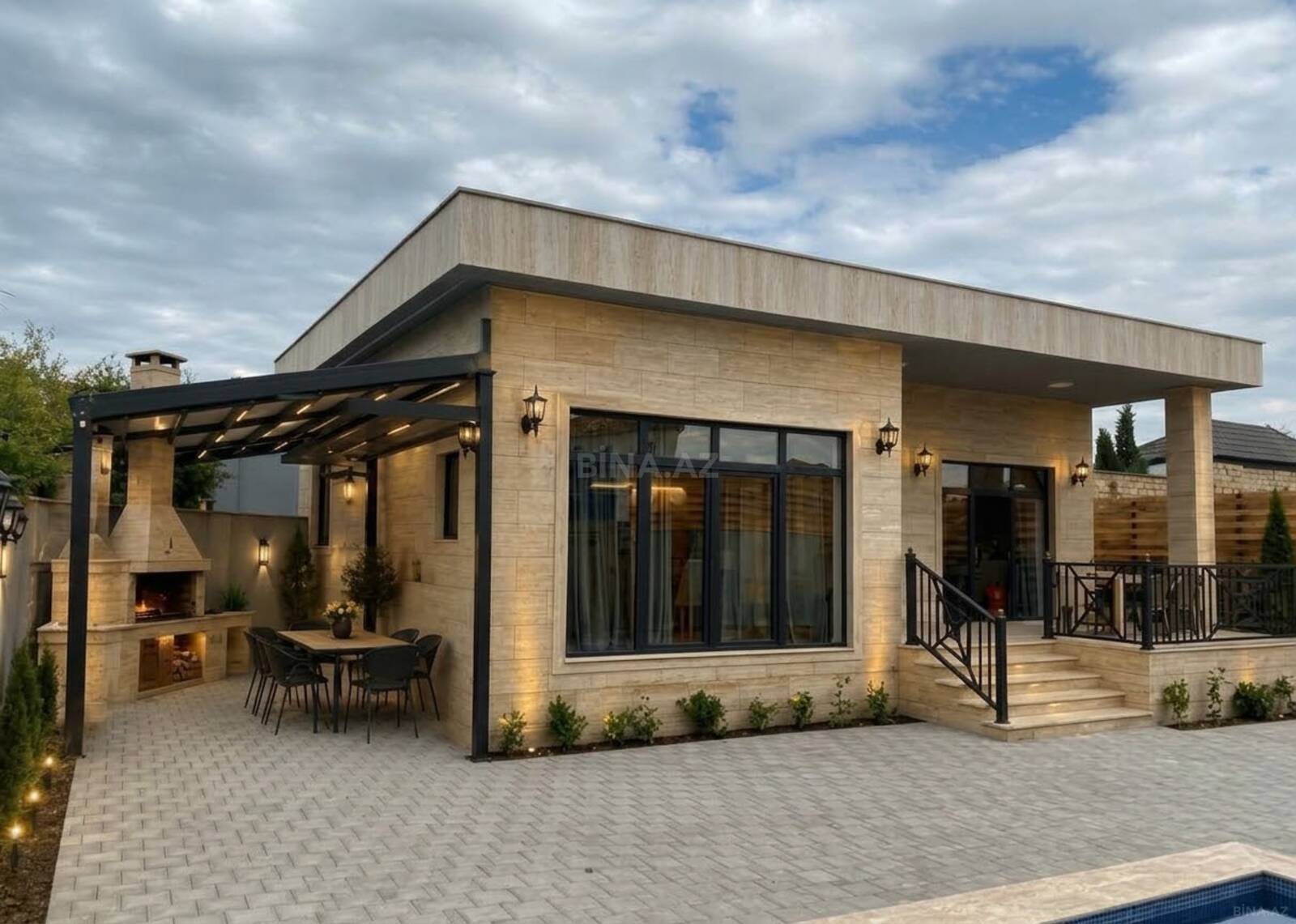3 otaqlı Həyət evi/Bağ evi, Novxanı q., Bakı
