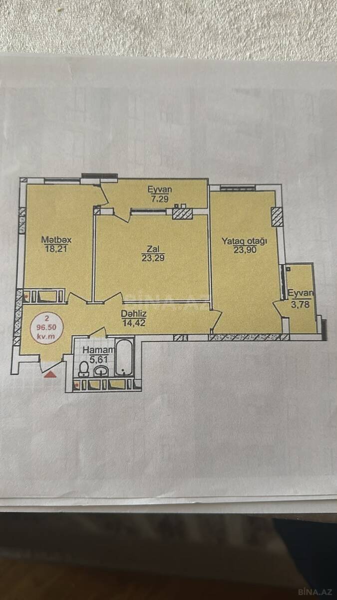 2 otaqlı Yeni tikili, Azadlıq Prospekti m., Bakı
