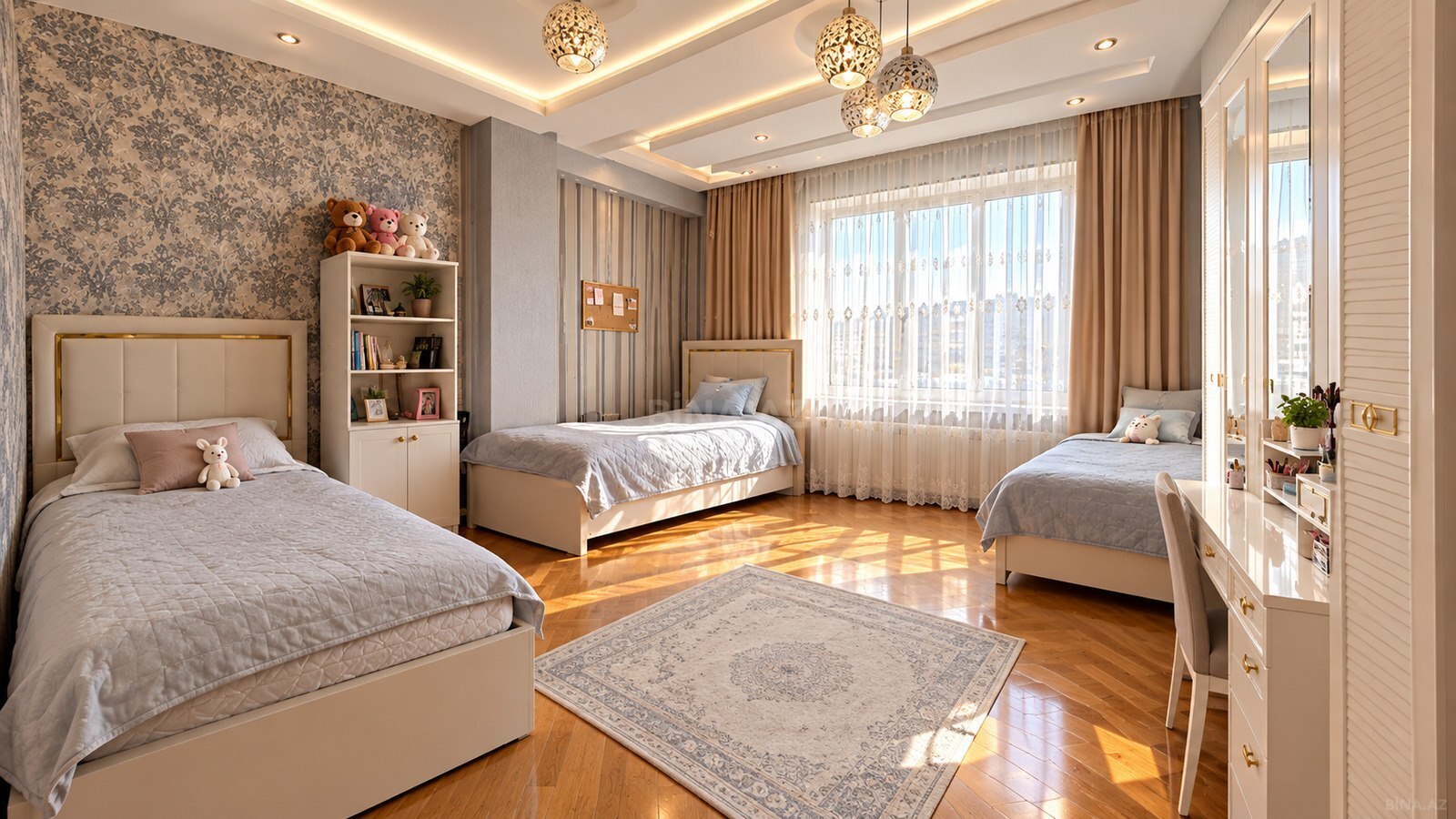 3 otaqlı Yeni tikili, Nəsimi m., Bakı