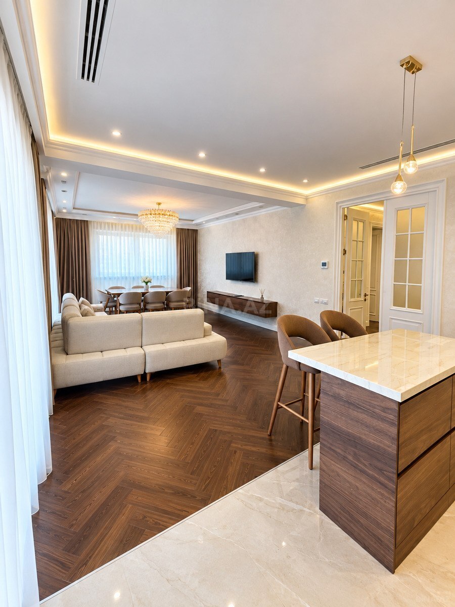 3 otaqlı Yeni tikili, Ağ şəhər q., Bakı