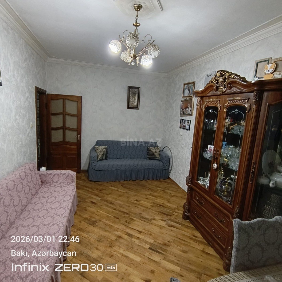 2 otaqlı Köhnə tikili, Massiv D q., Bakı
