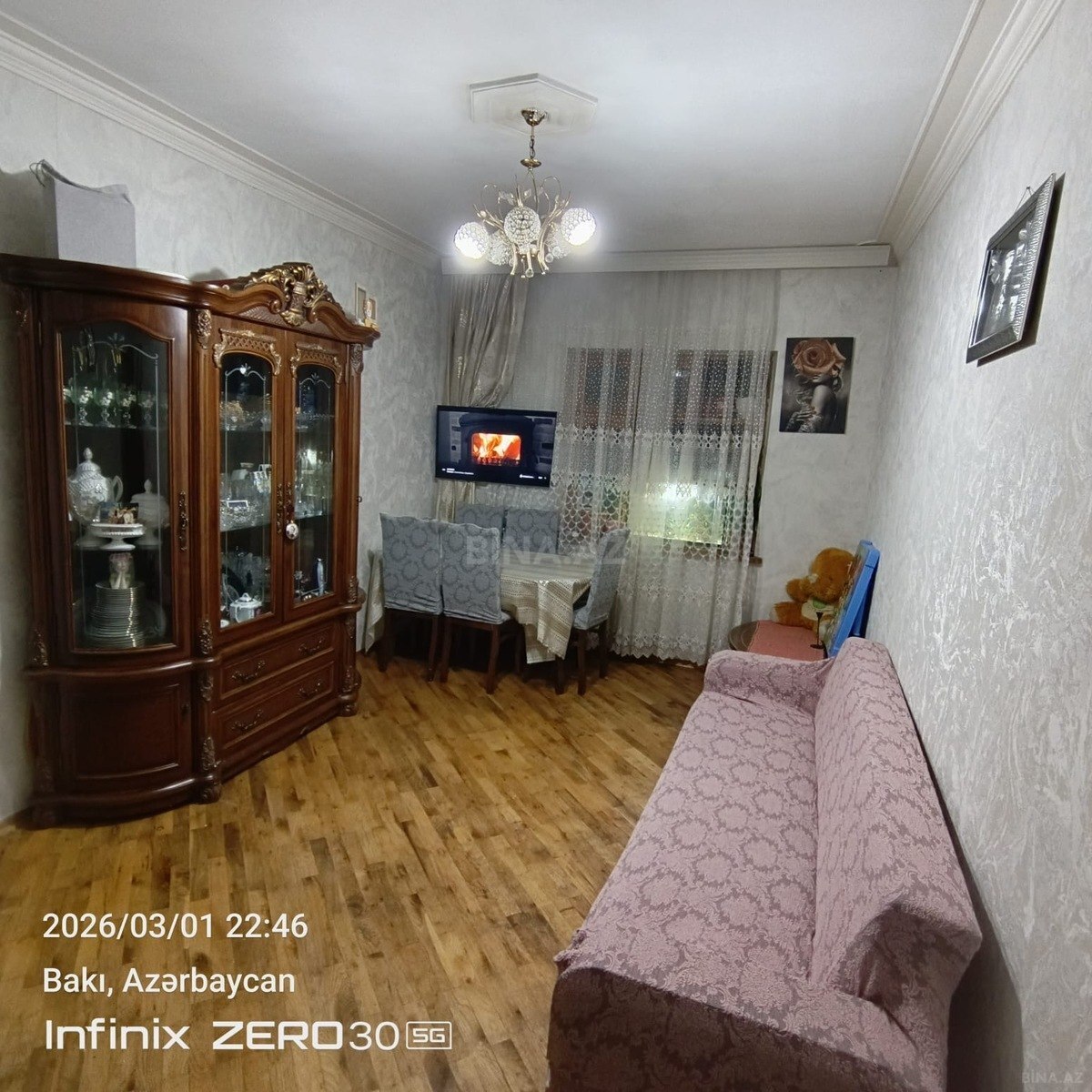 2 otaqlı Köhnə tikili, Massiv D q., Bakı