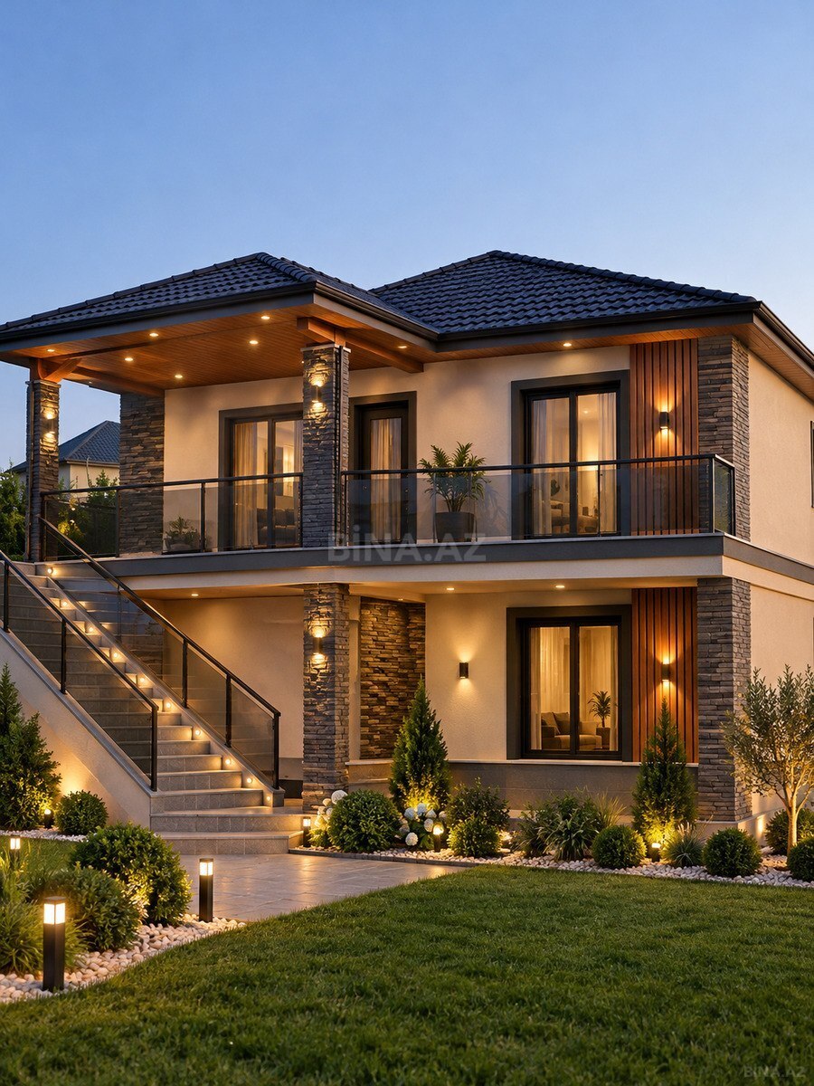 4 otaqlı Həyət evi/Bağ evi, Əhmədli m., Bakı
